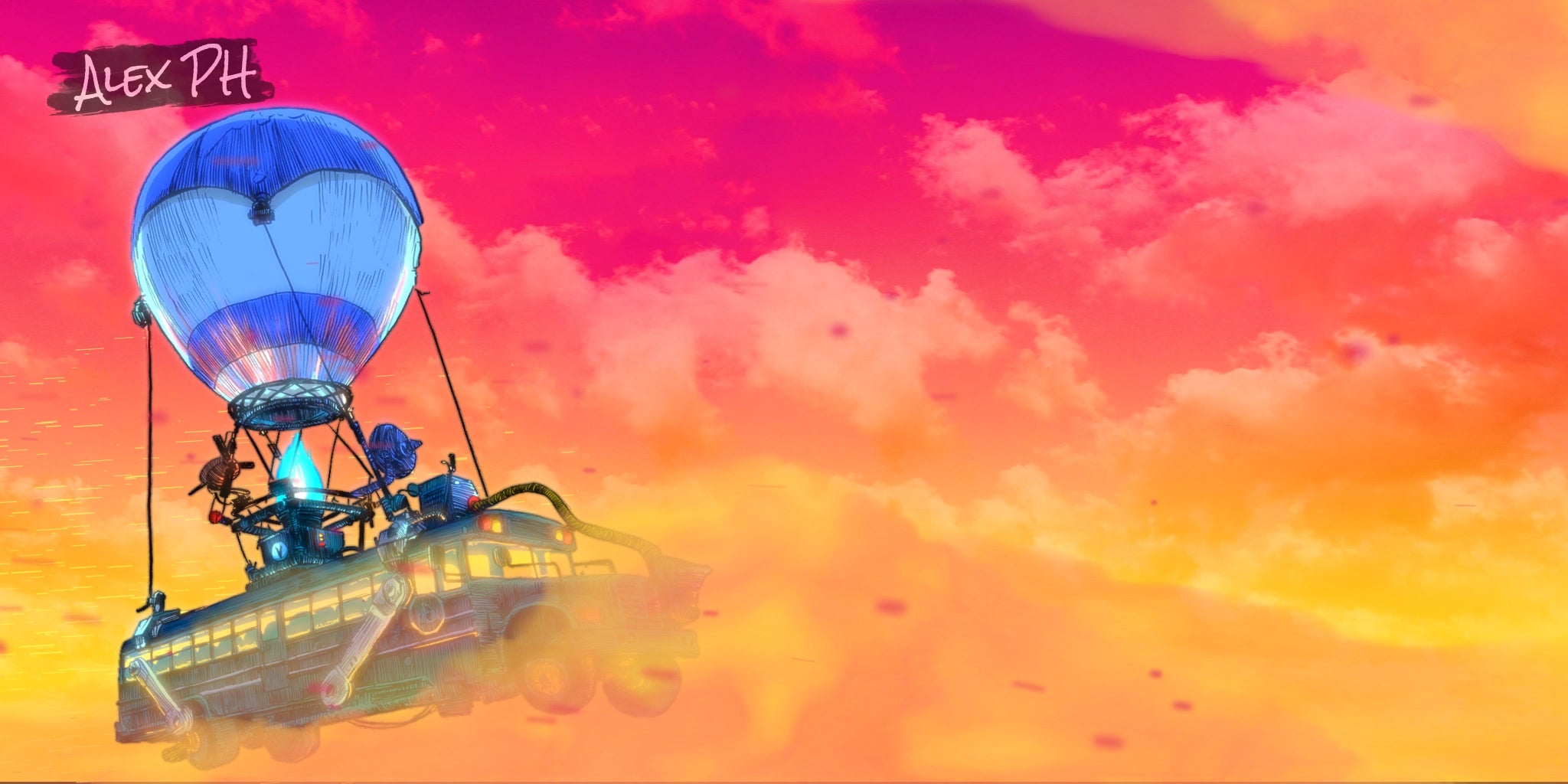 Fortnite Battle Bus Wallpapers