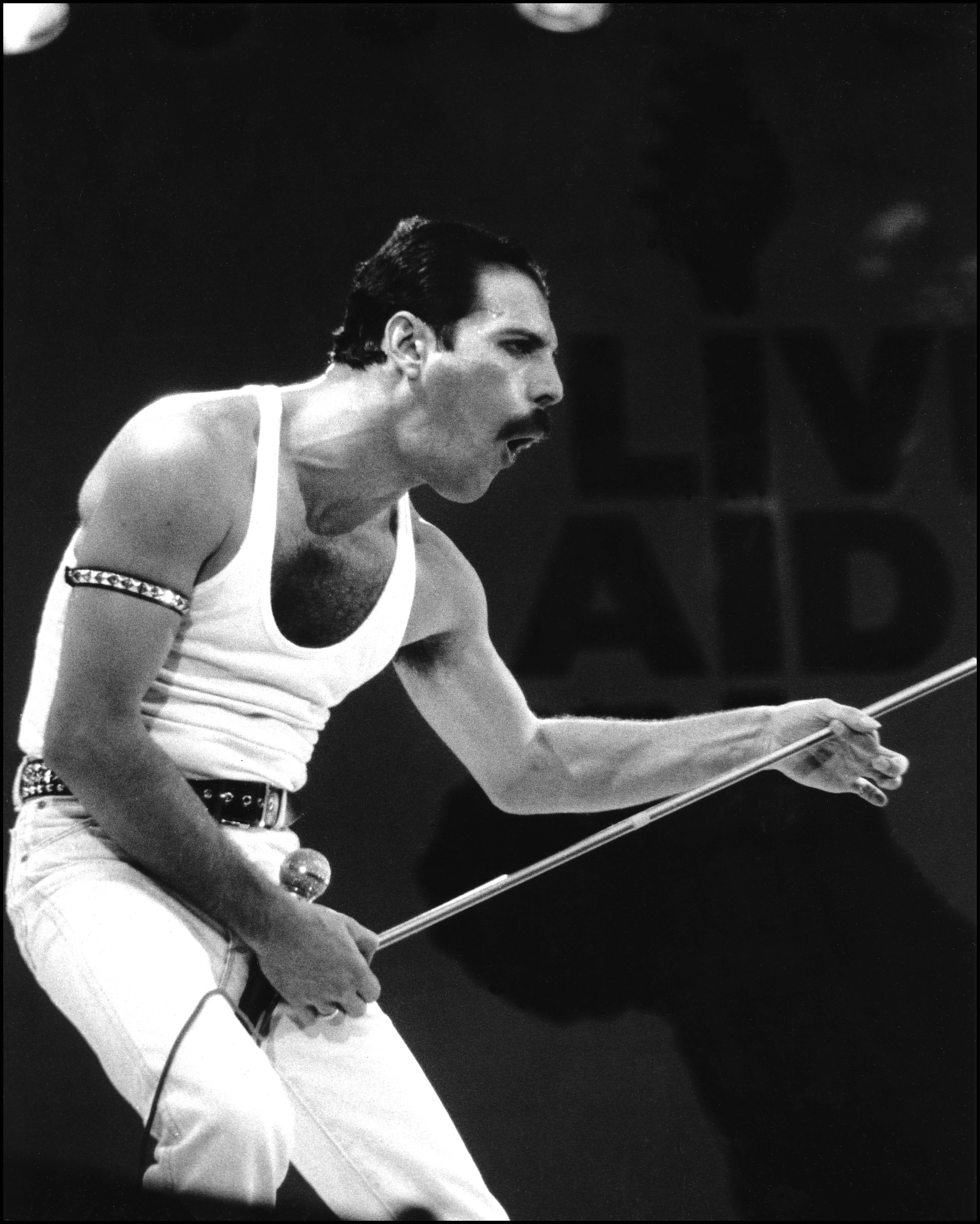 Freddie Mercury At Live Aid Images Wallpapers