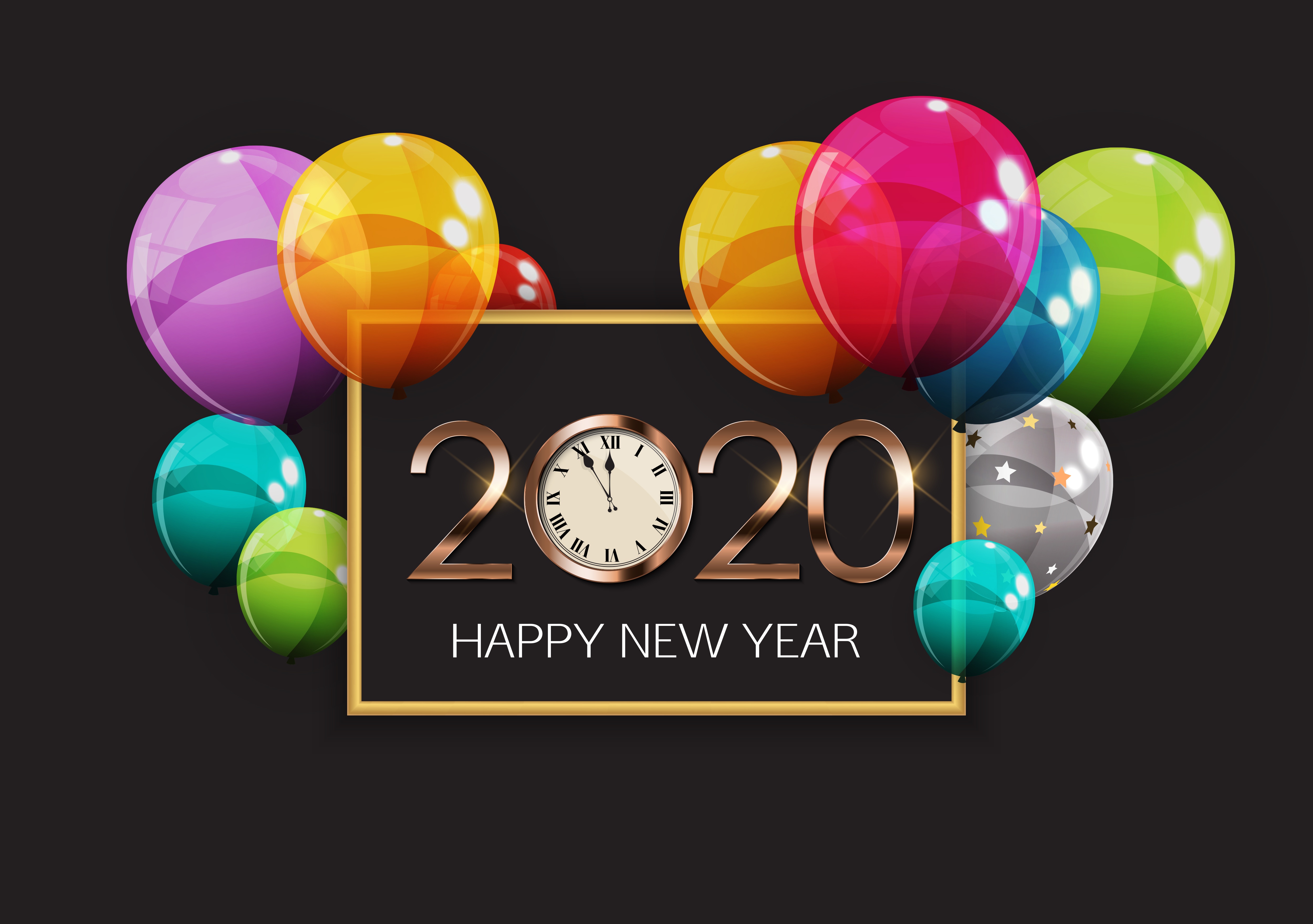 Free Happy New Year 2020 Images Wallpapers