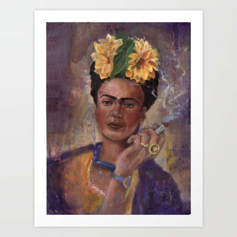 Frida Kahlo Smoking Wallpapers