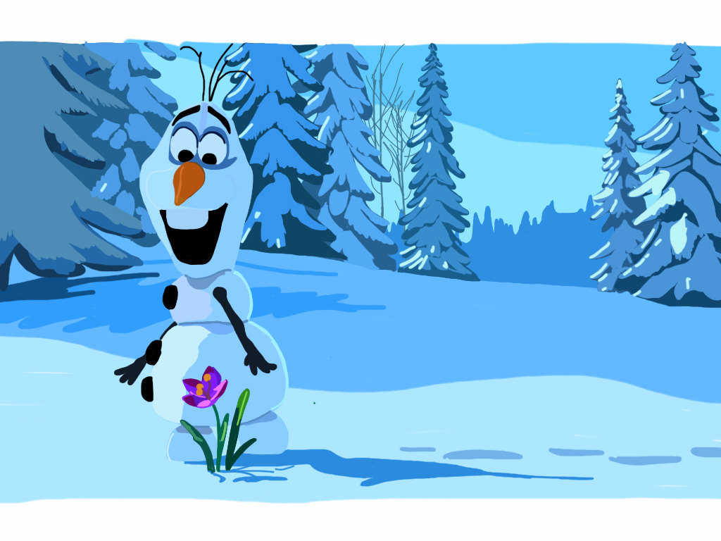 Frozen Olaf In Summer Wallpapers