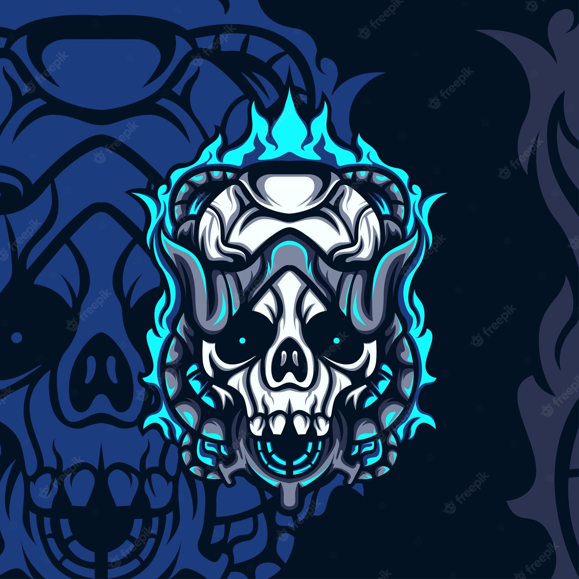 Full Hd Fire Skull Wallpapers