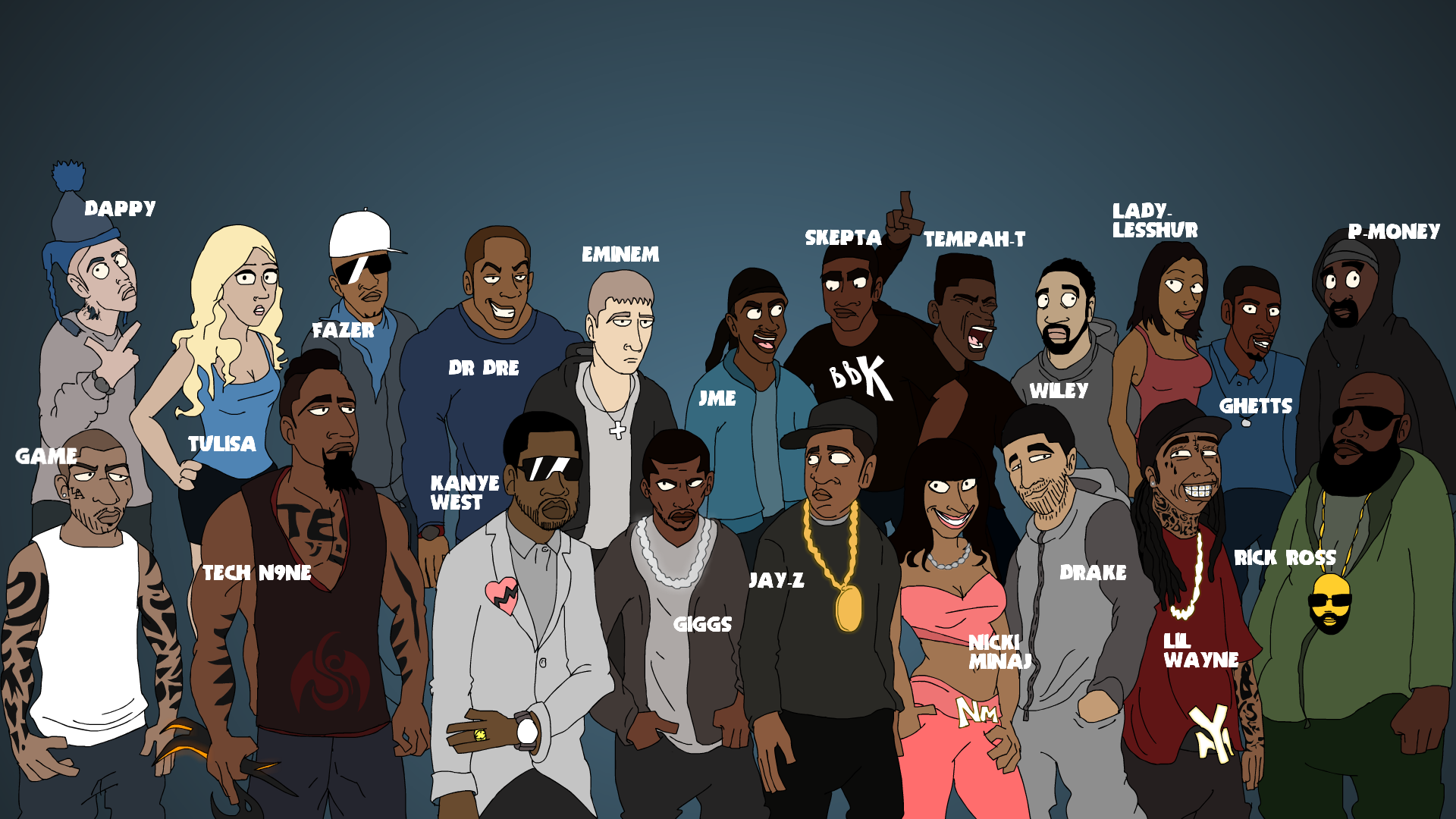 Future Rapper Cartoon Wallpapers