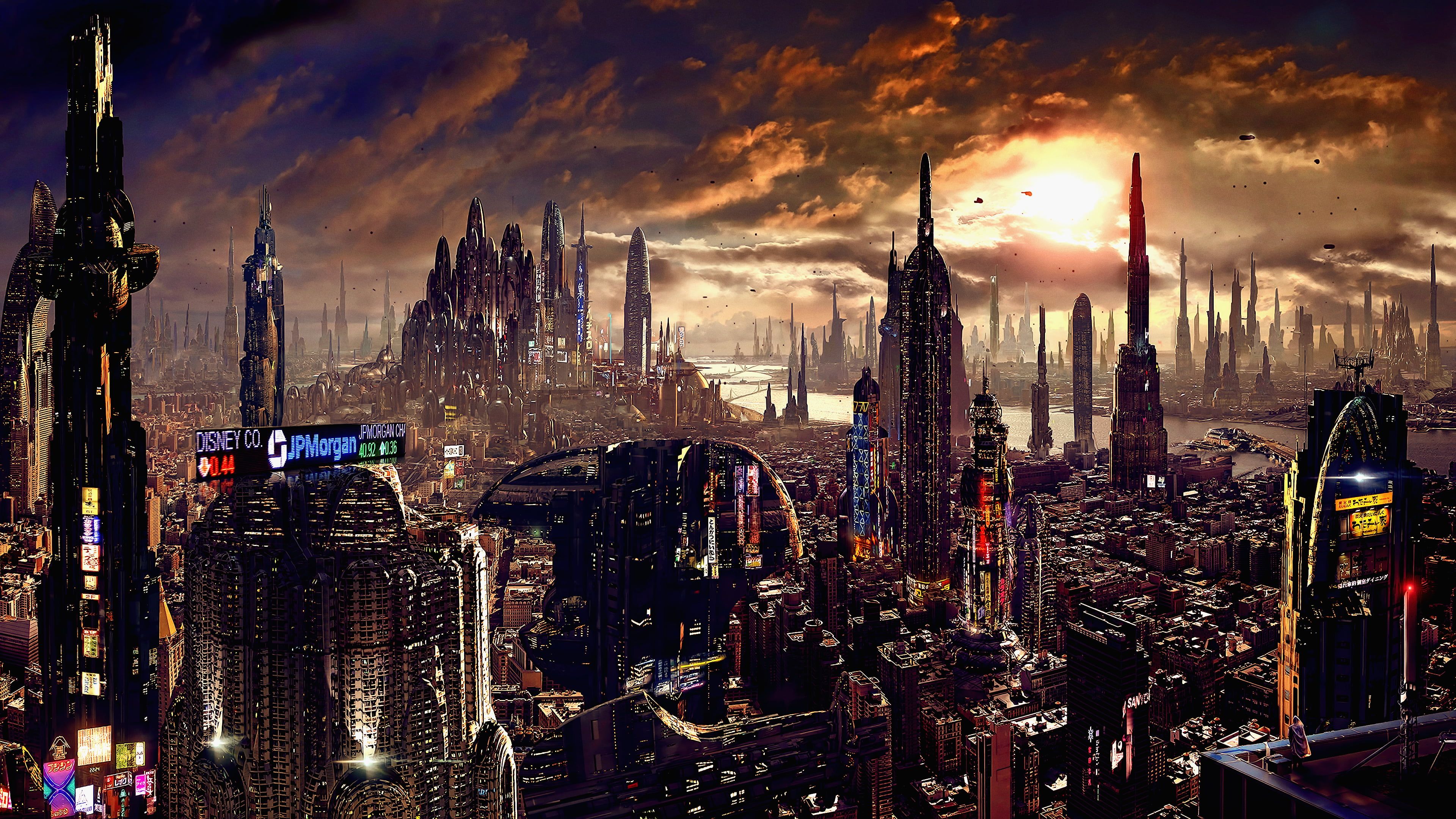 Futuristic Cities Wallpapers