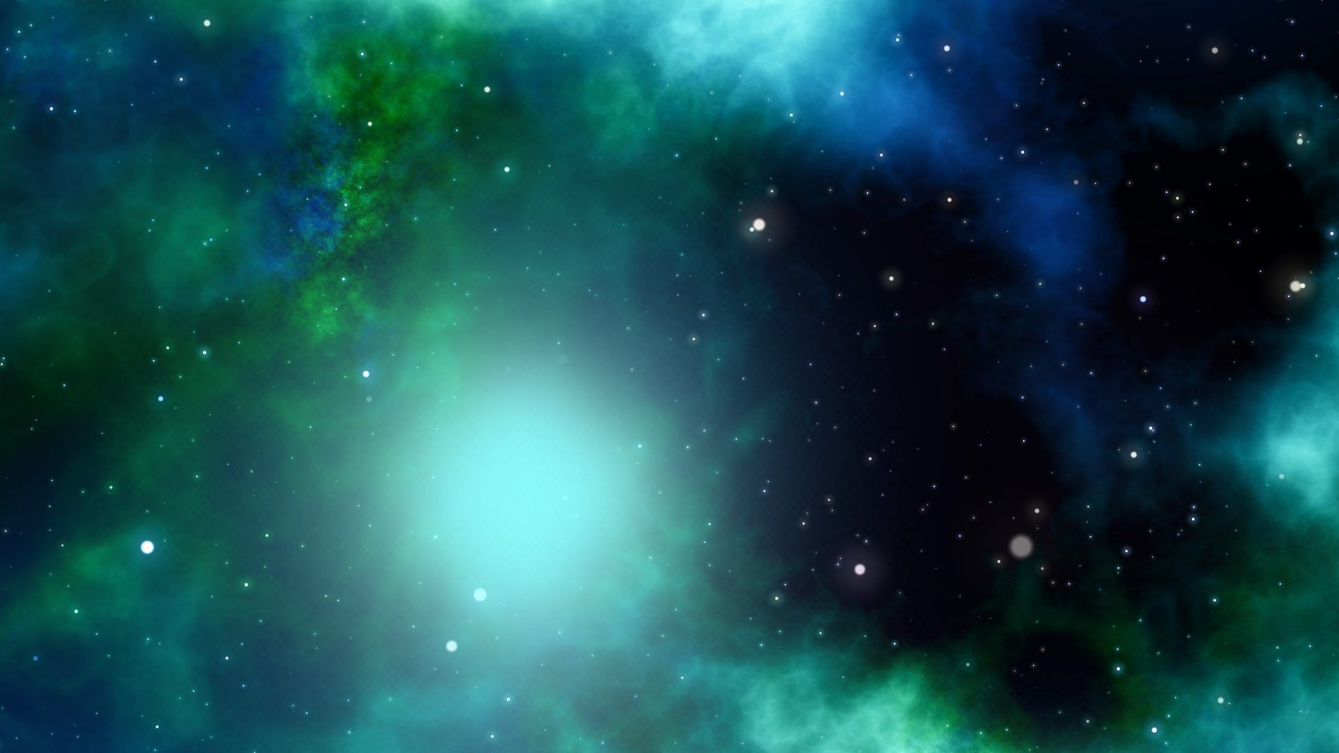 Galaxy Blue And Green Wallpapers