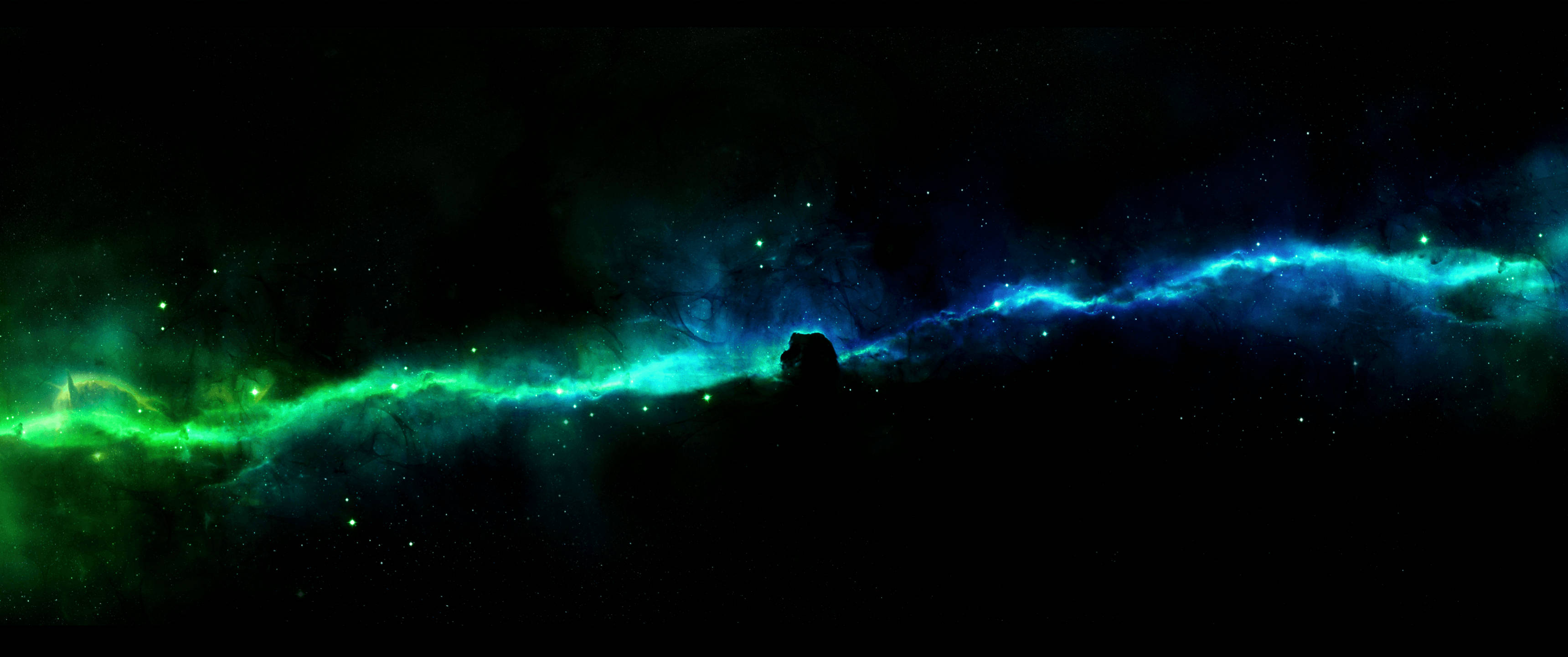 Galaxy Blue And Green Wallpapers