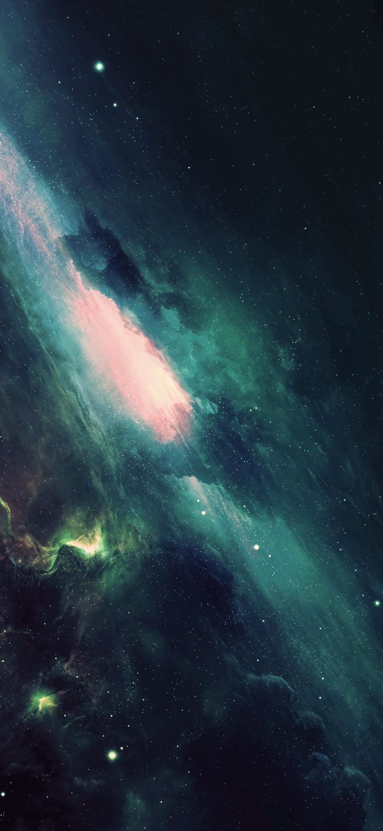 Galaxy Blue And Green Wallpapers