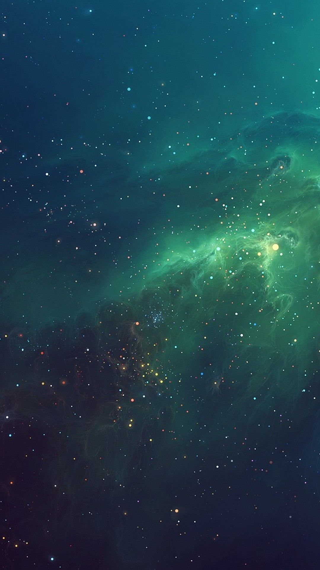 Galaxy Blue And Green Wallpapers