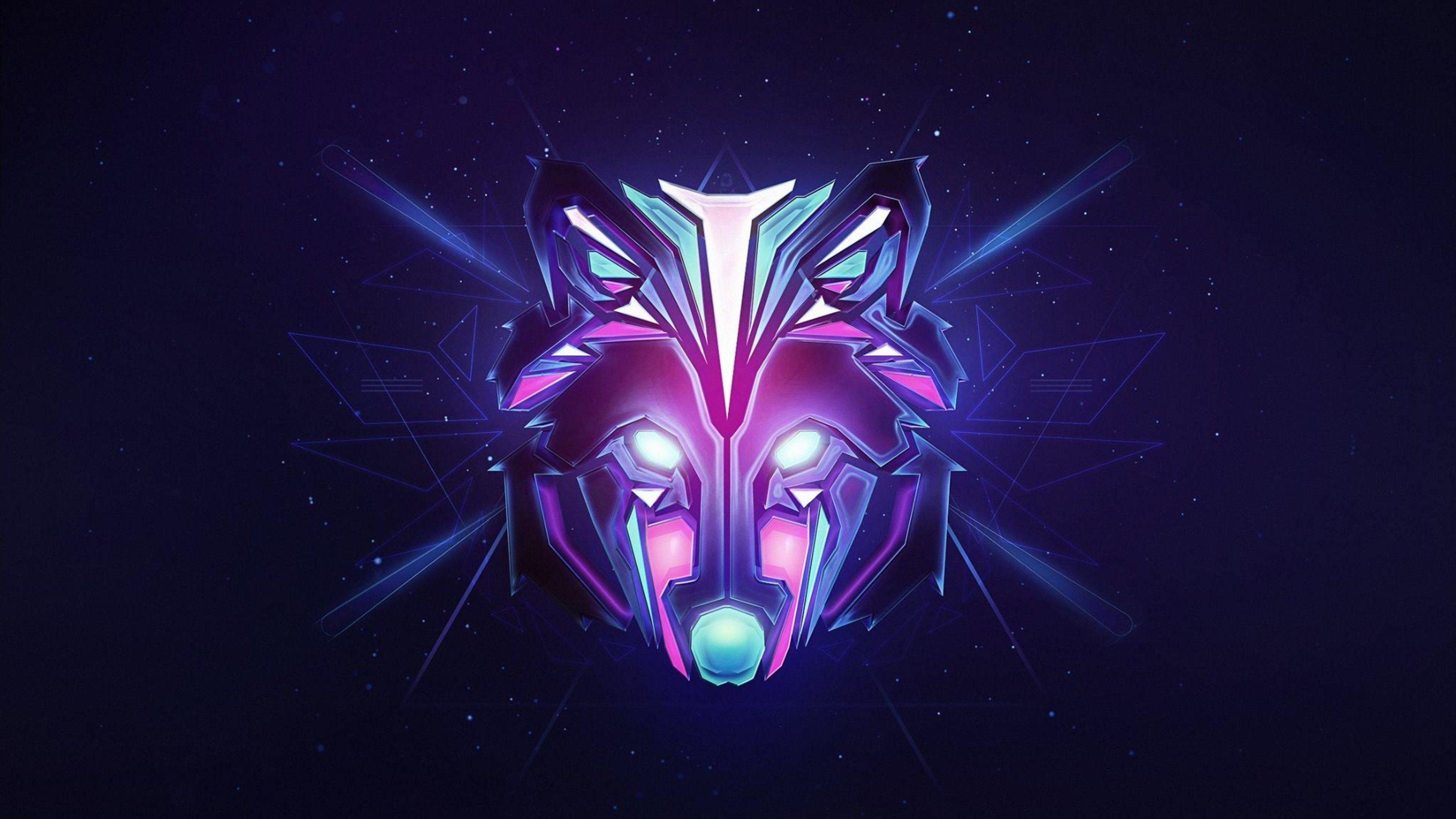 Galaxy Cute Wolf Drawings Wallpapers