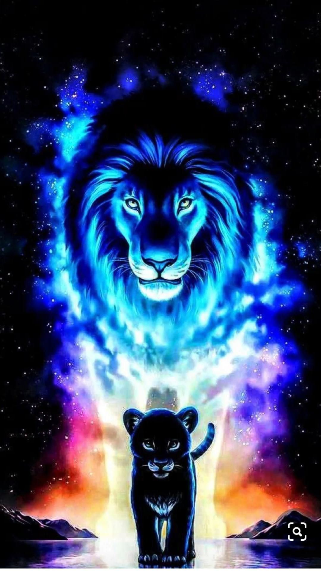 Galaxy Lion Wallpapers