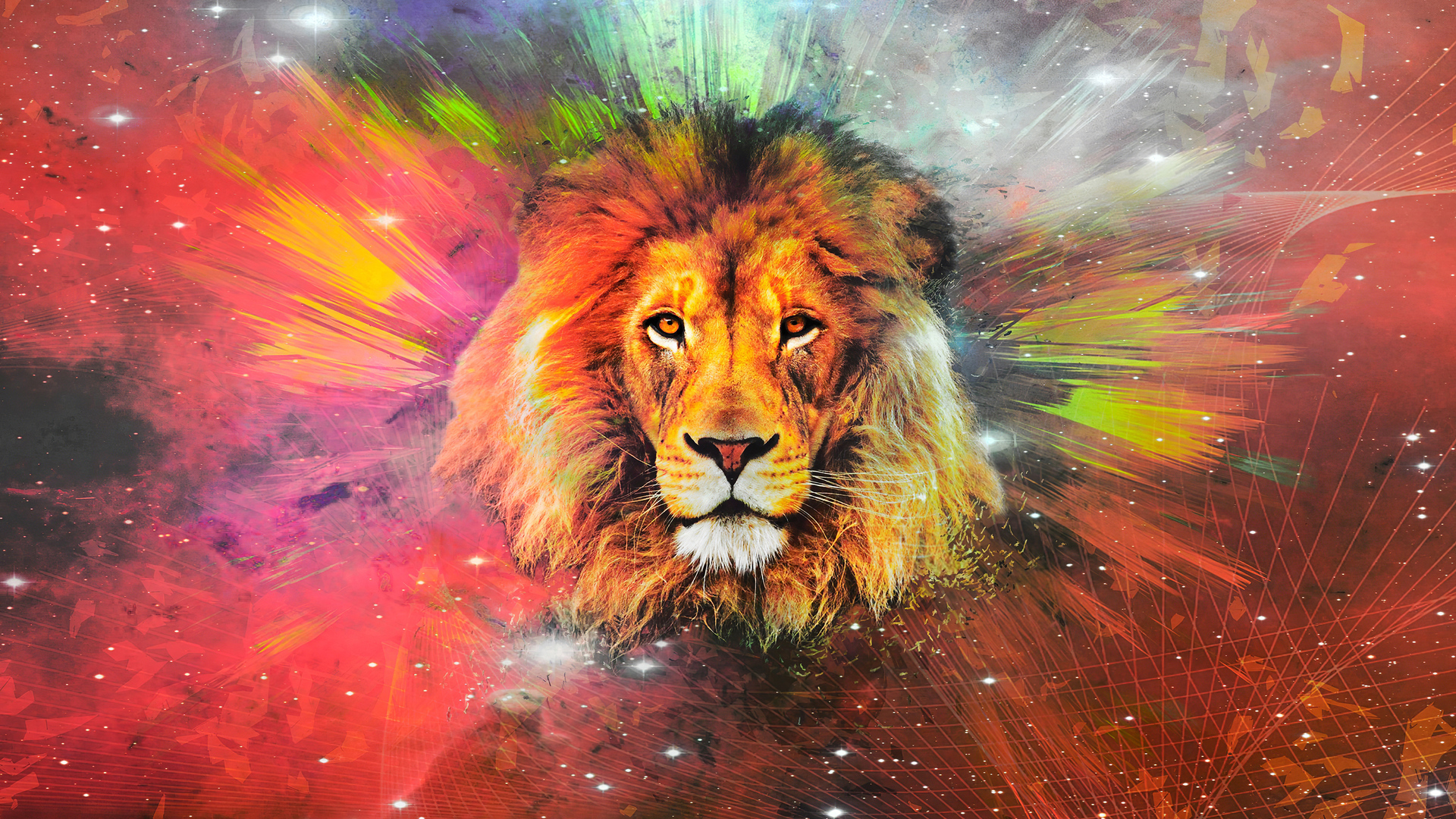 Galaxy Lion Wallpapers