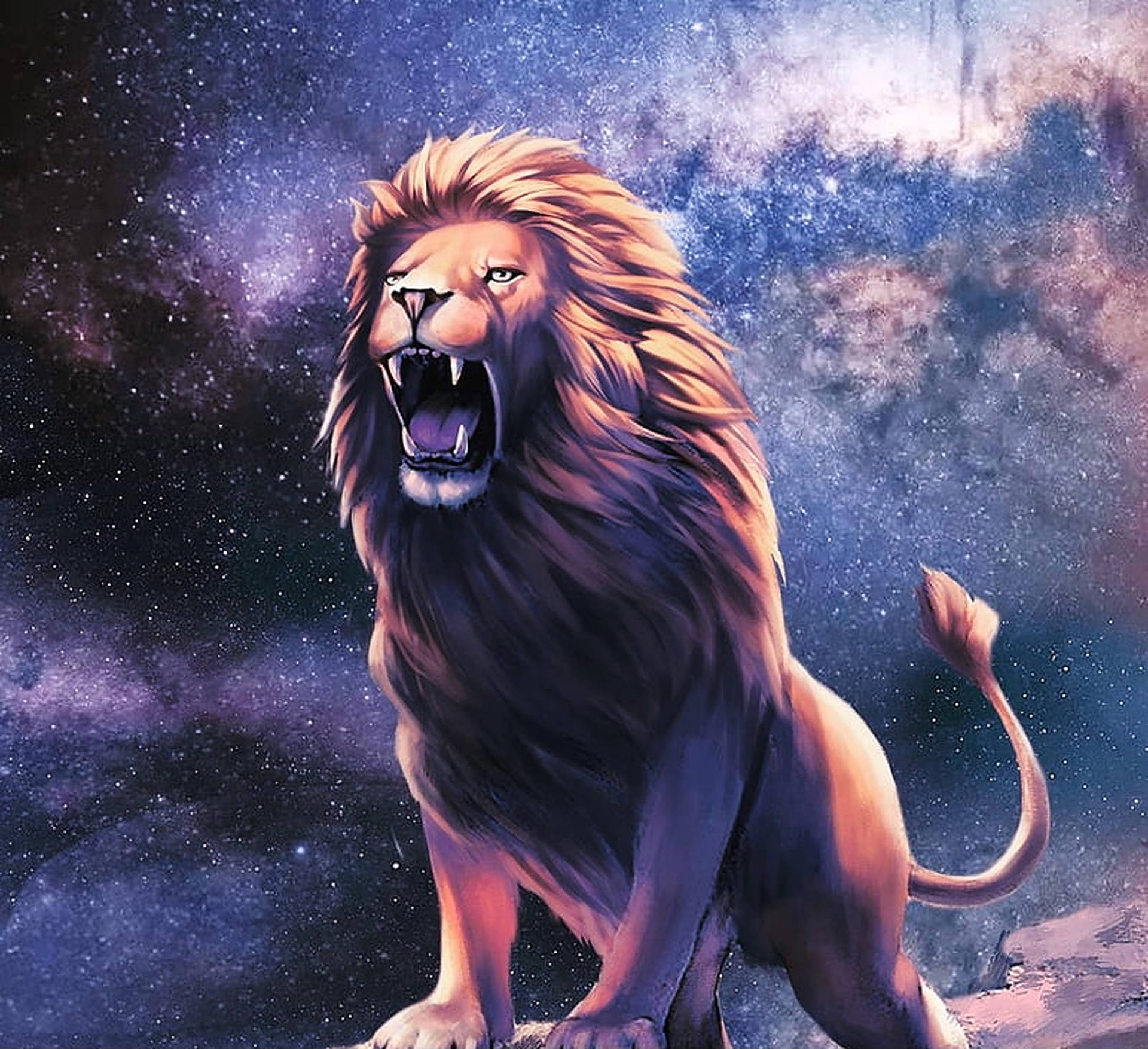 Galaxy Lion Wallpapers