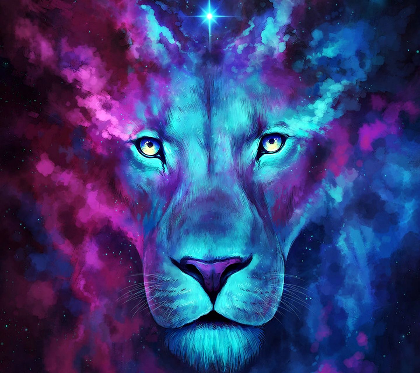 Galaxy Lion Wallpapers