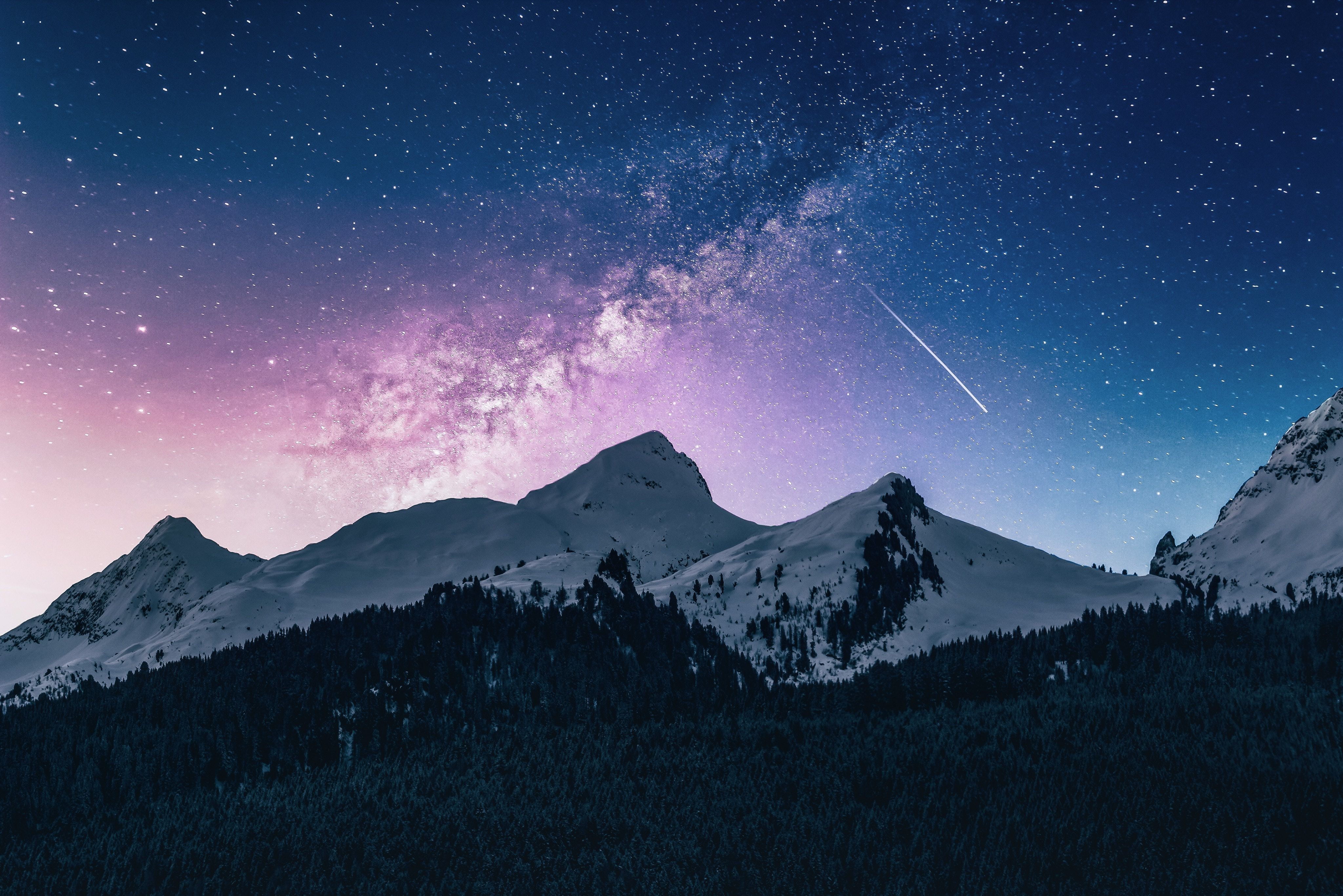 Galaxy Mountain Wallpapers