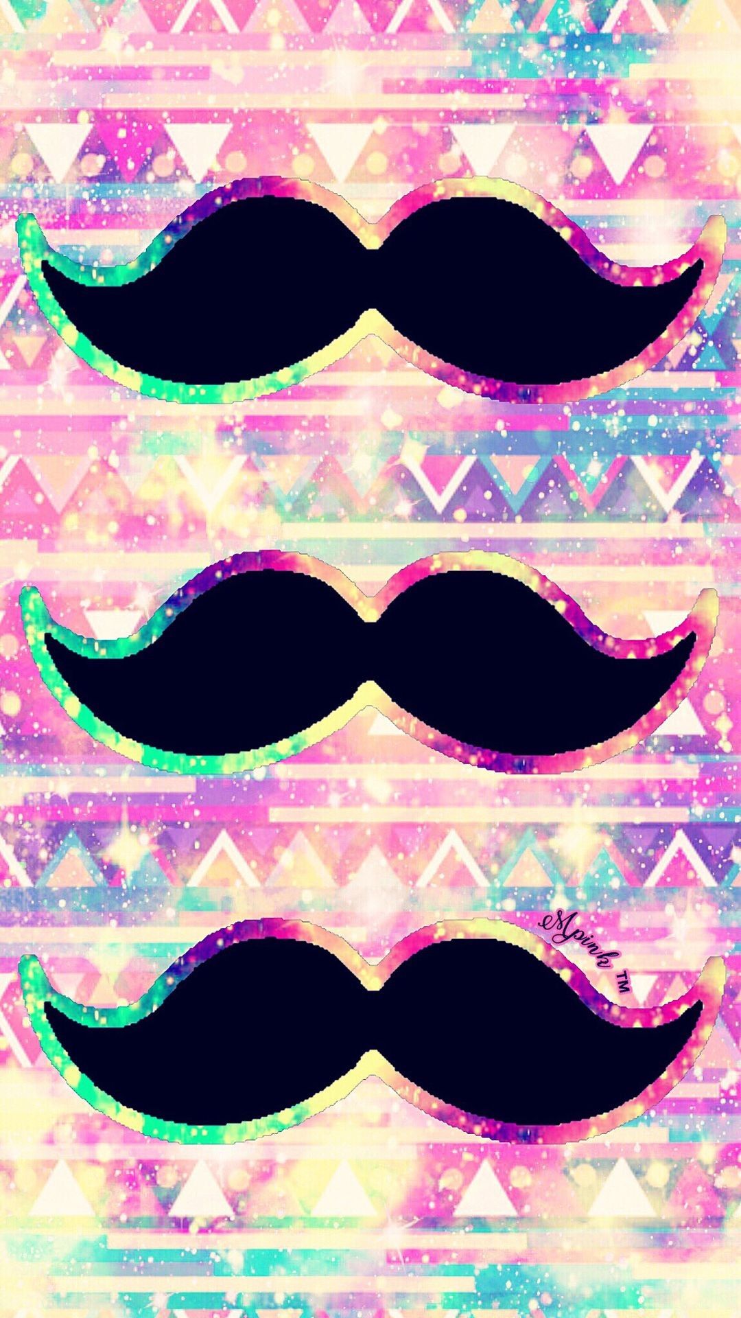 Galaxy Mustache Wallpapers