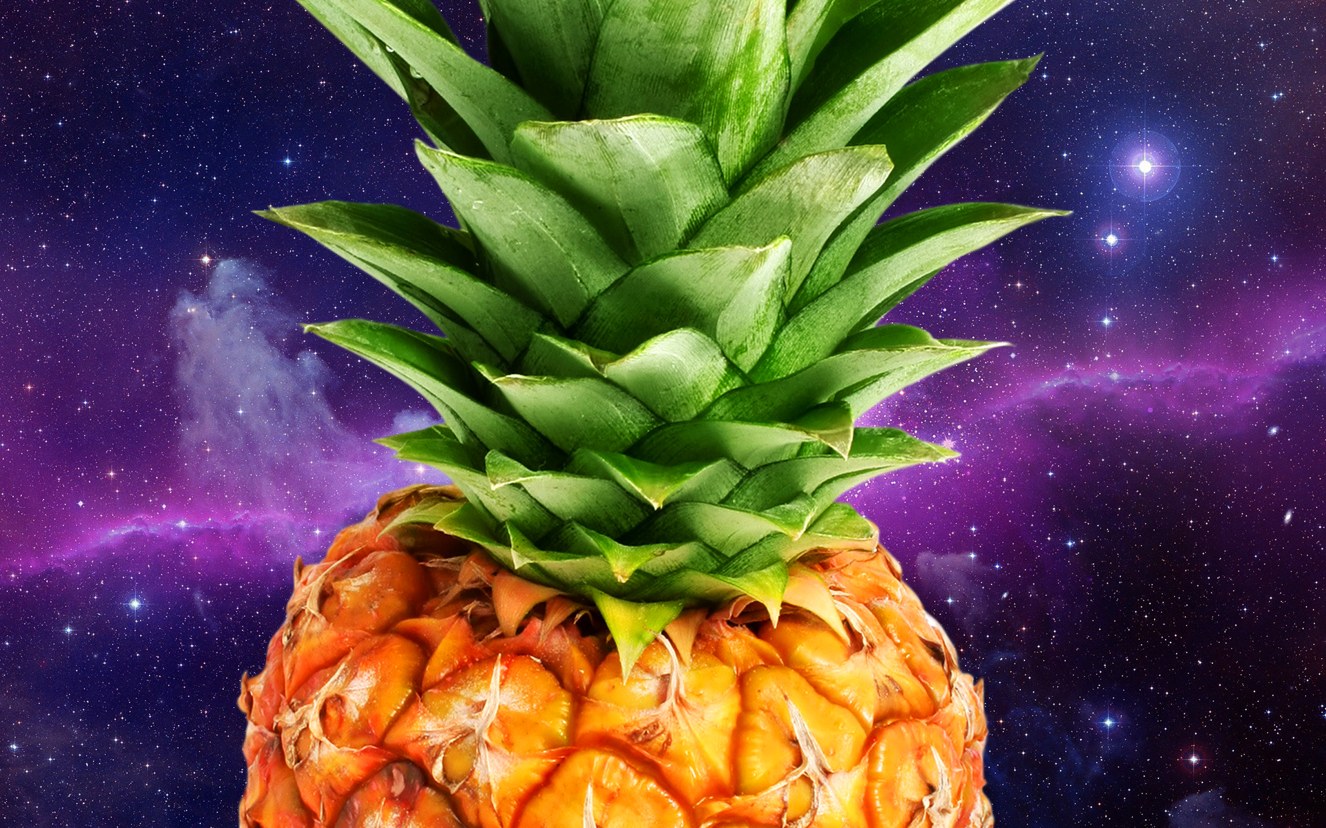 Galaxy Pineapple Wallpapers