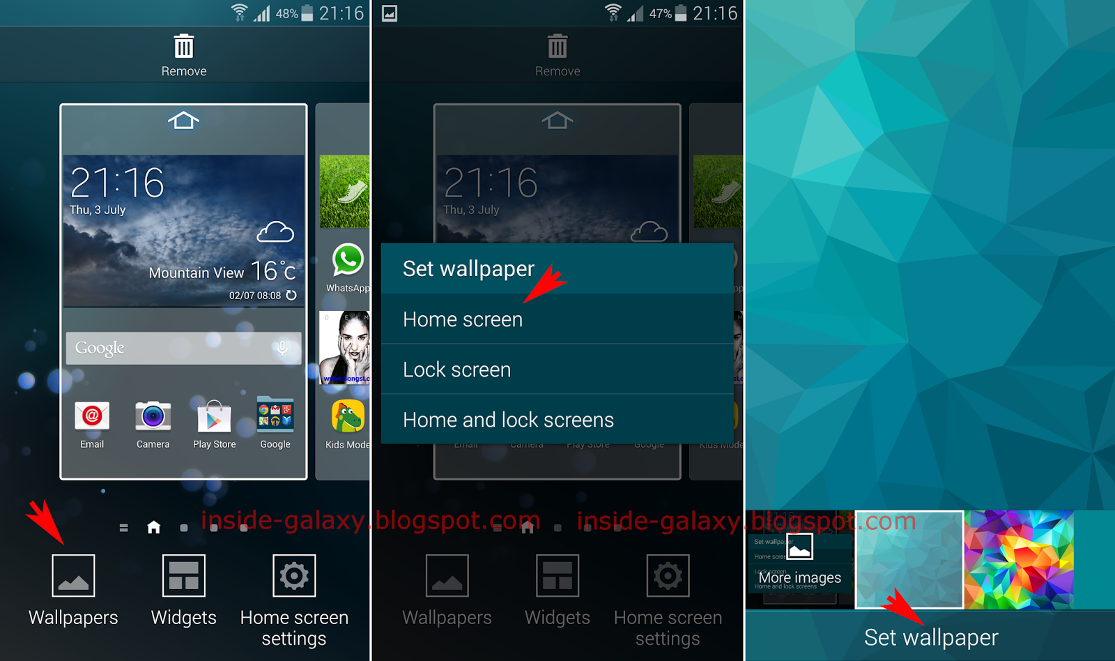 Galaxy S5 Live Wallpapers