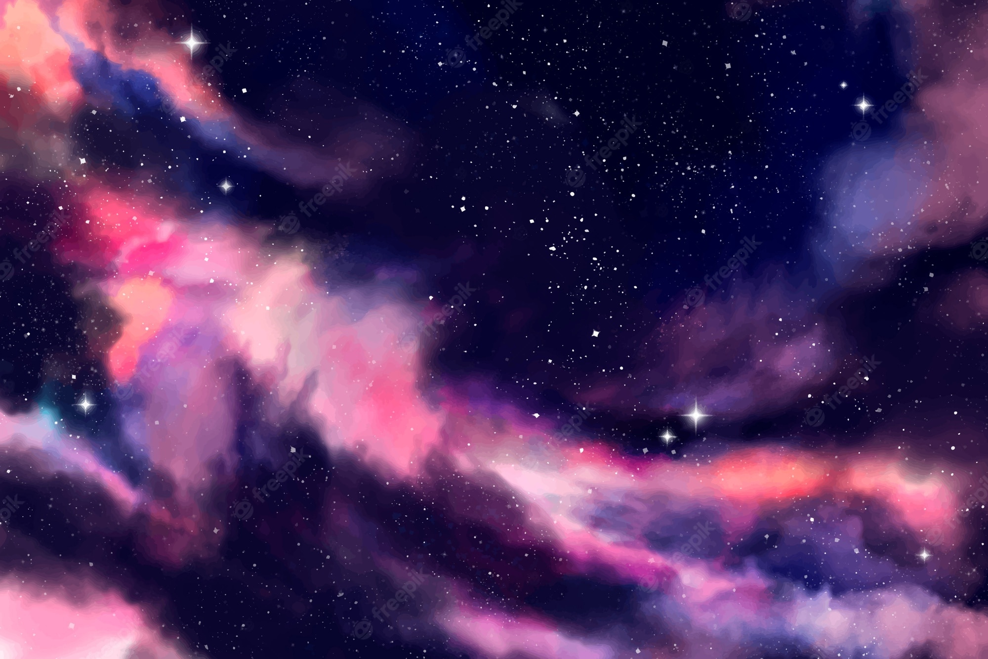 Galaxy Watercolor Wallpapers