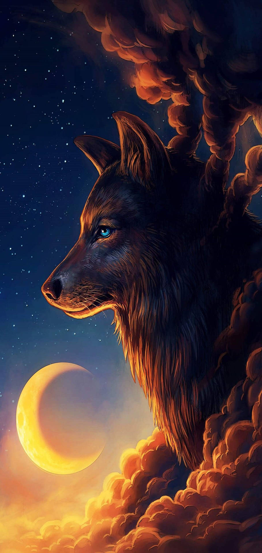 Galaxy Wolf Wallpapers