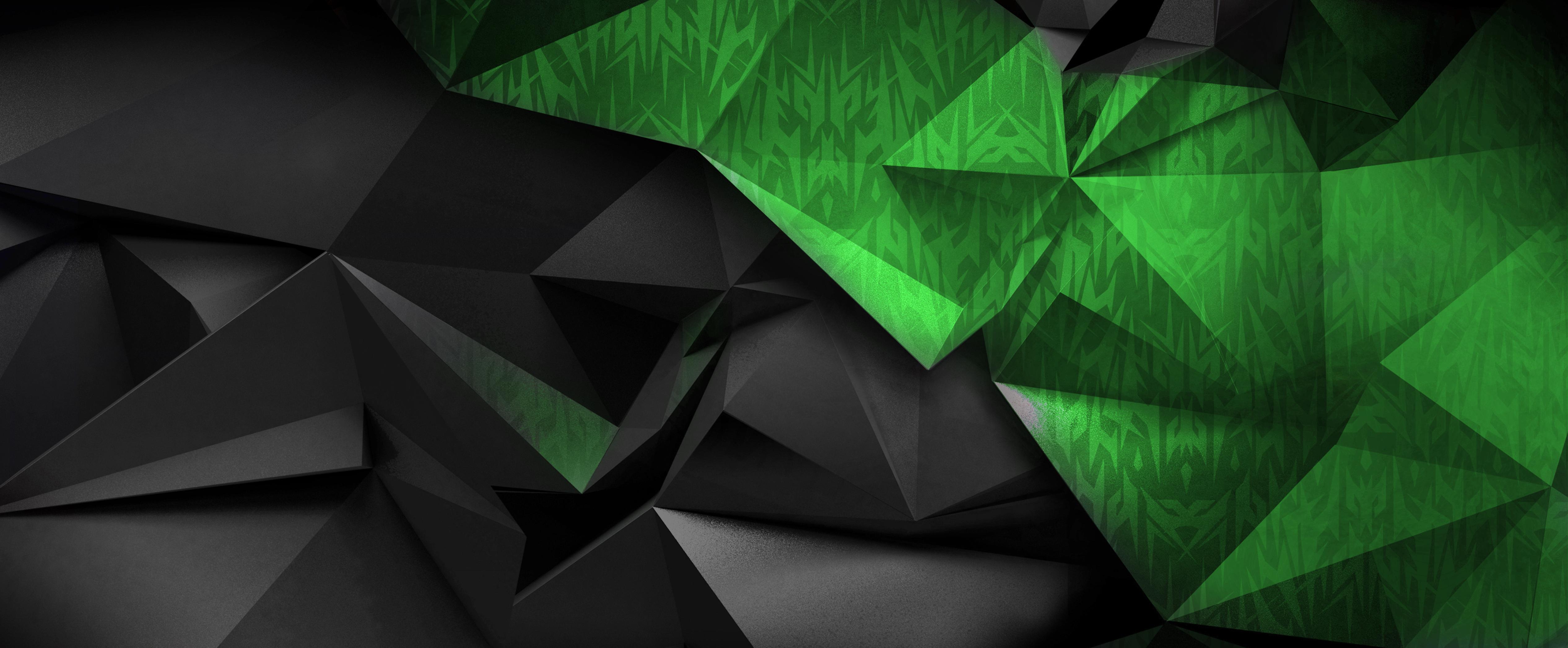 Gaming Black And Green Wallpapers