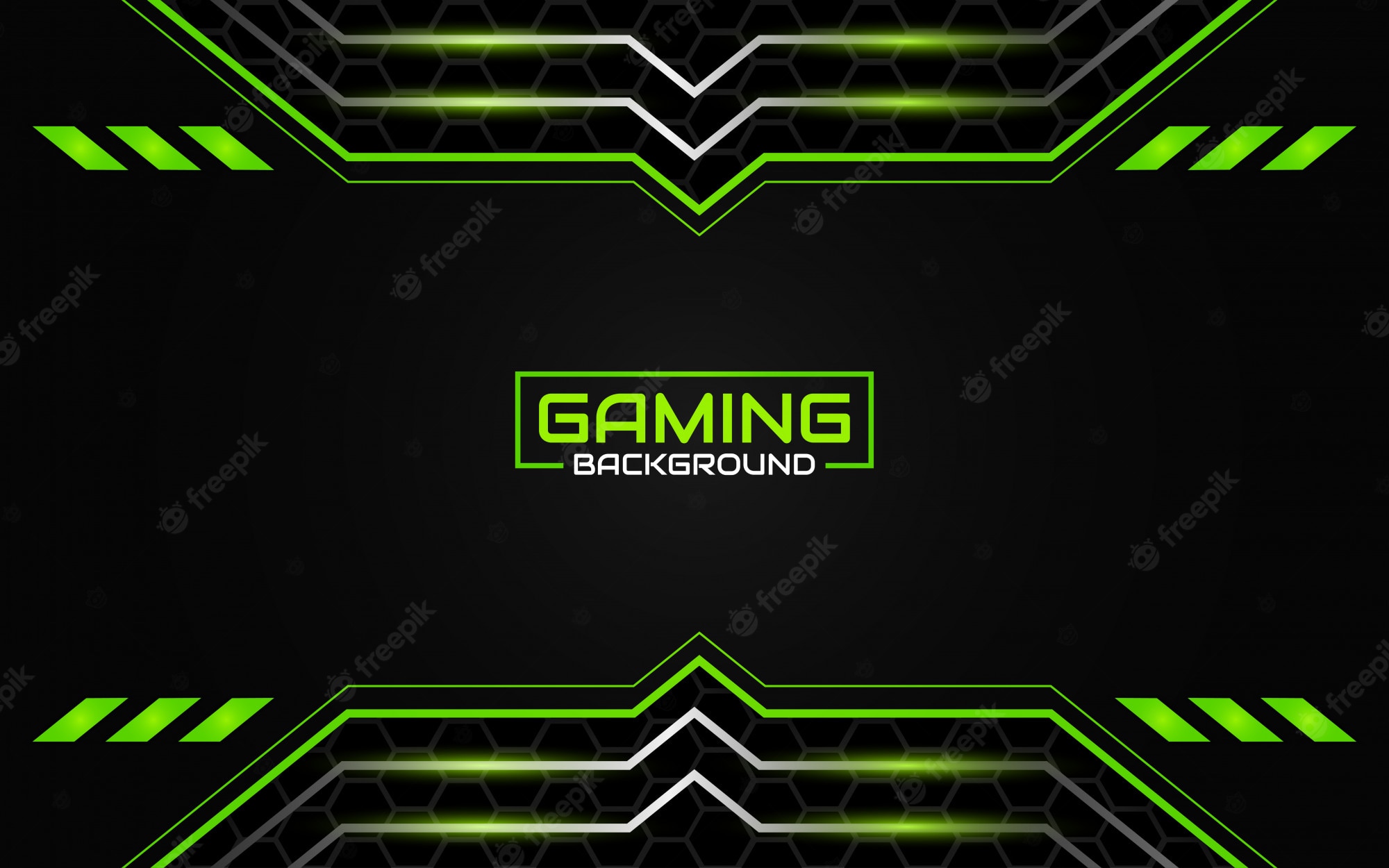 Gaming Black And Green Wallpapers