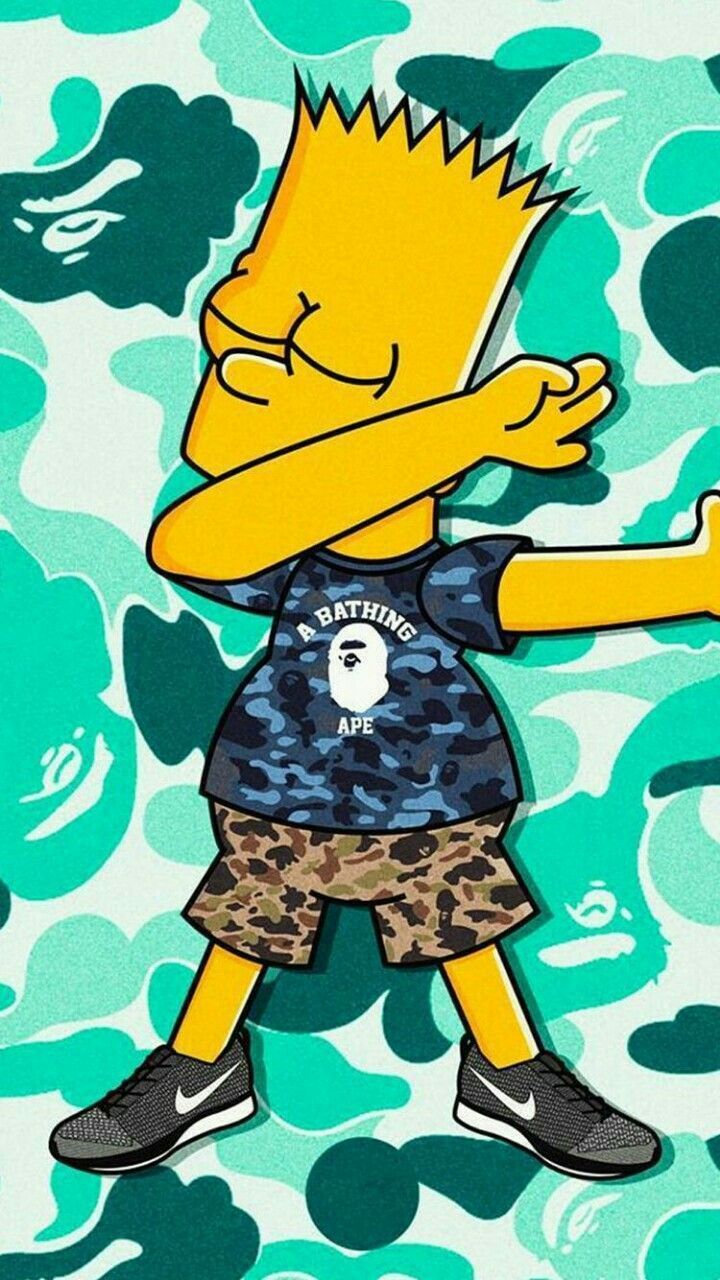 Gangsta Black Bart Simpson Wallpapers