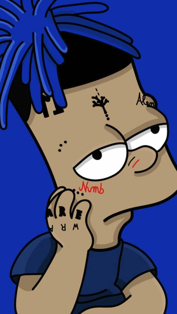 Gangsta Black Bart Simpson Wallpapers