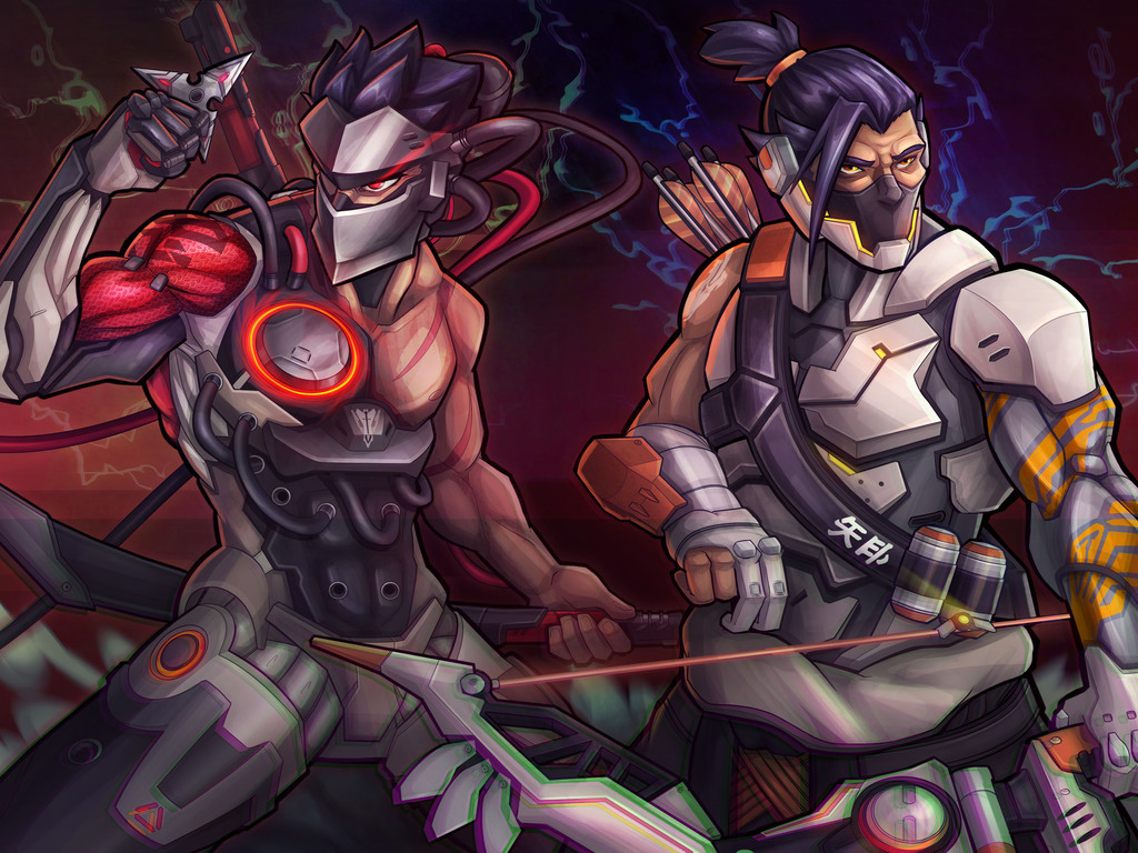 Genji Vs Hanzo Wallpapers