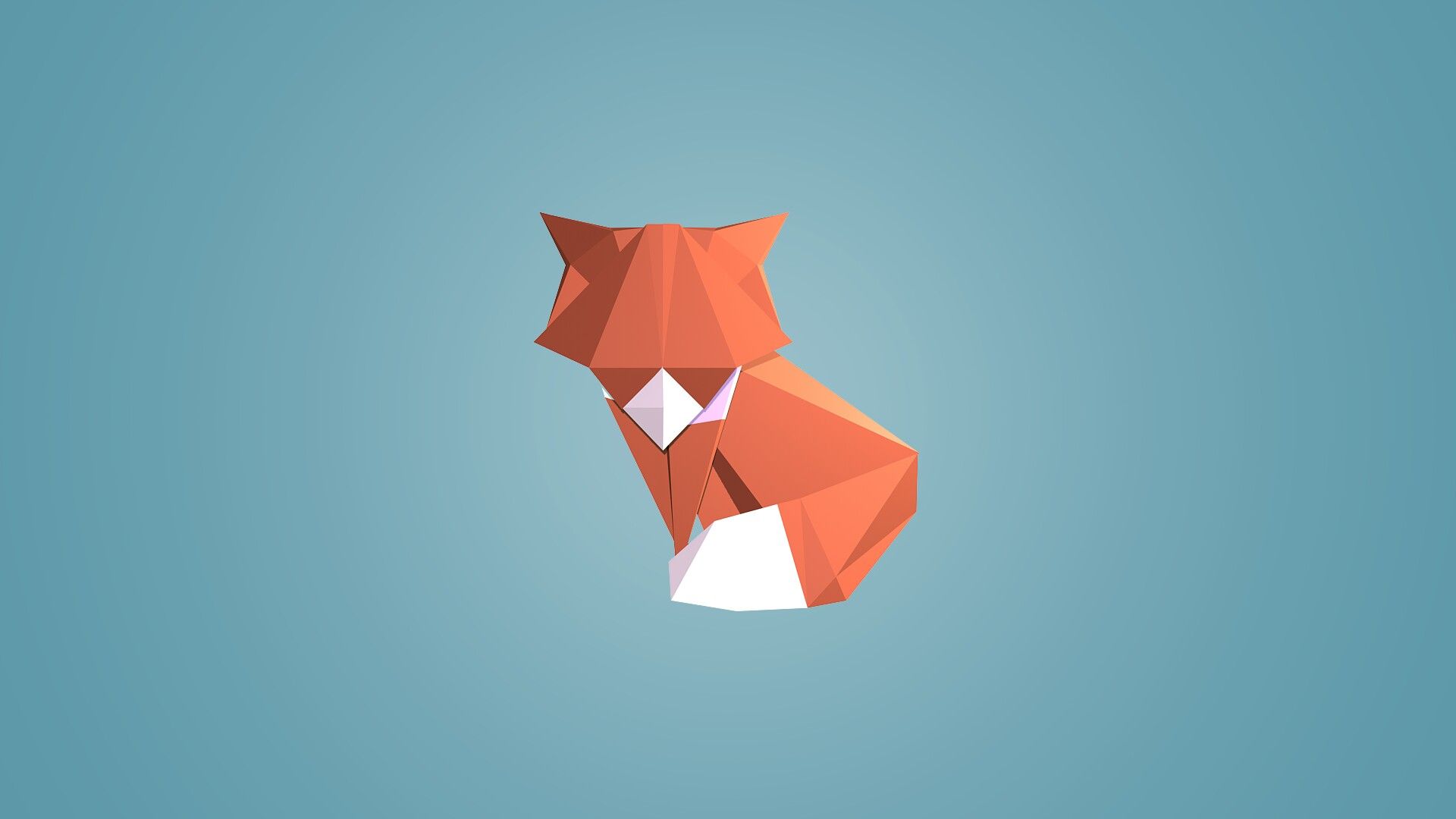 Geometric Fox Wallpapers