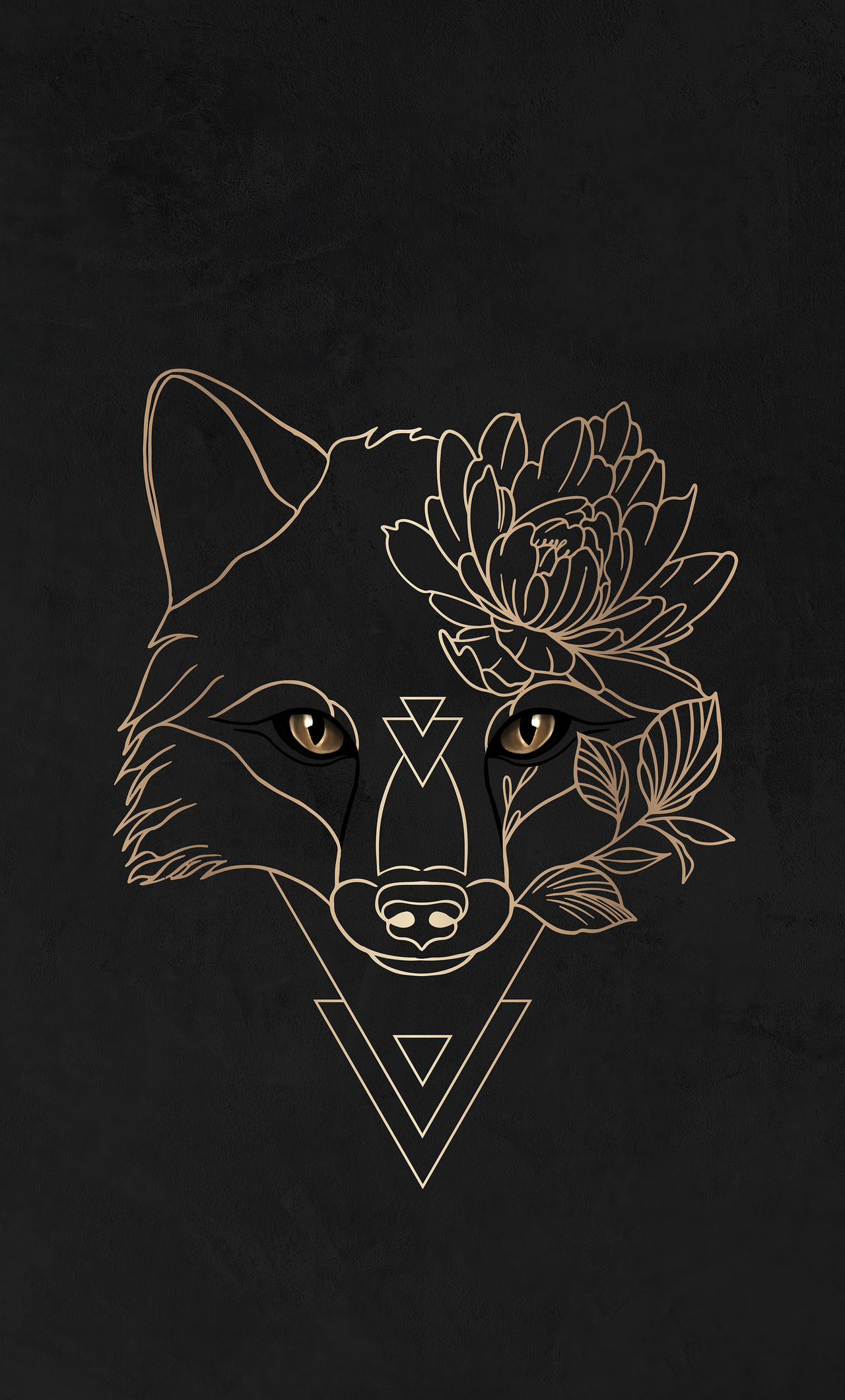 Geometric Fox Wallpapers