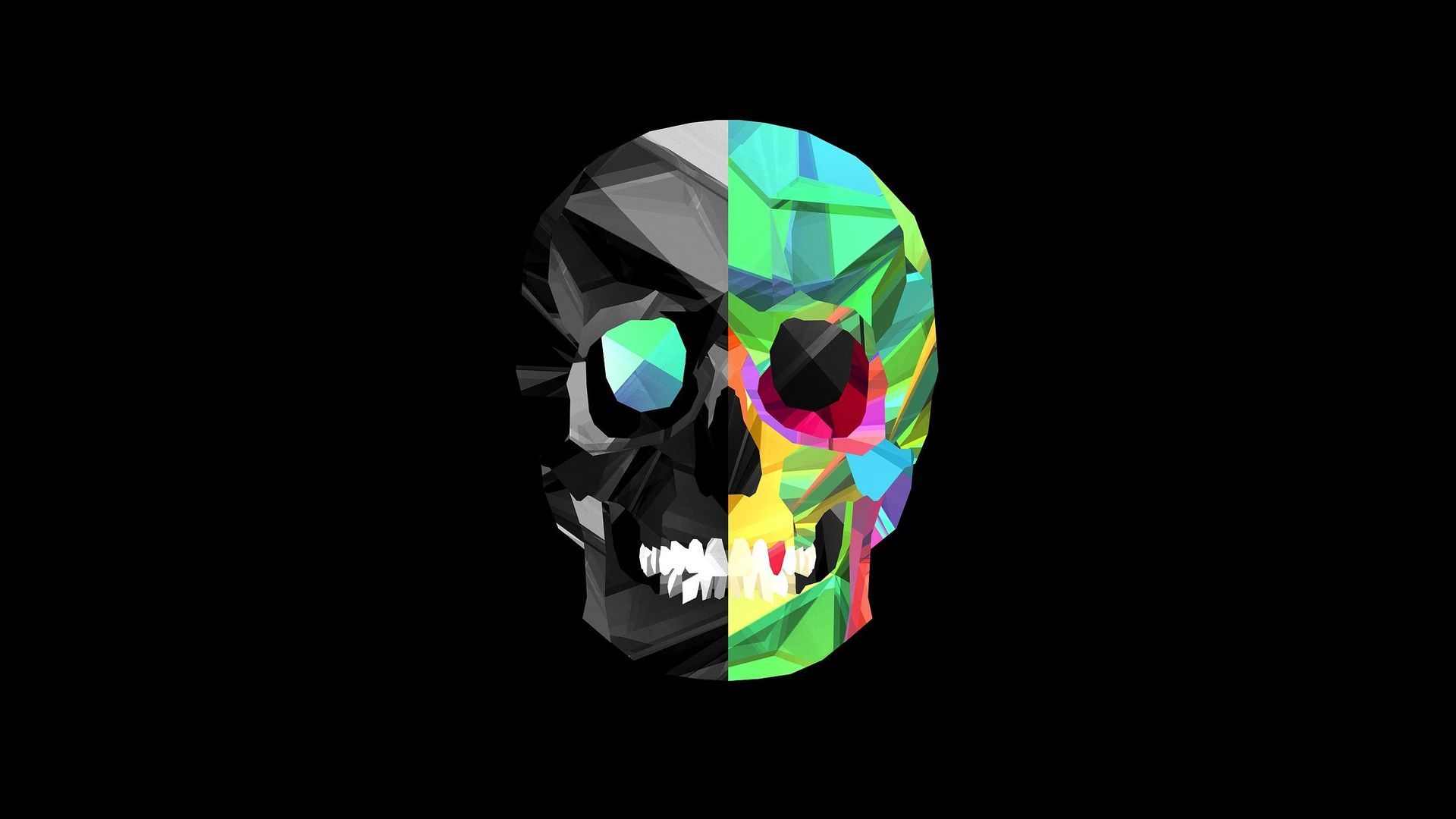 Geometric Skull Wallpapers