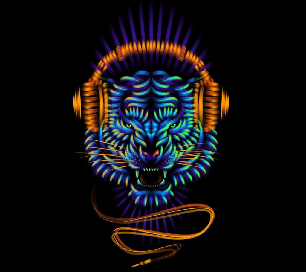 Geometric Tiger Wallpapers