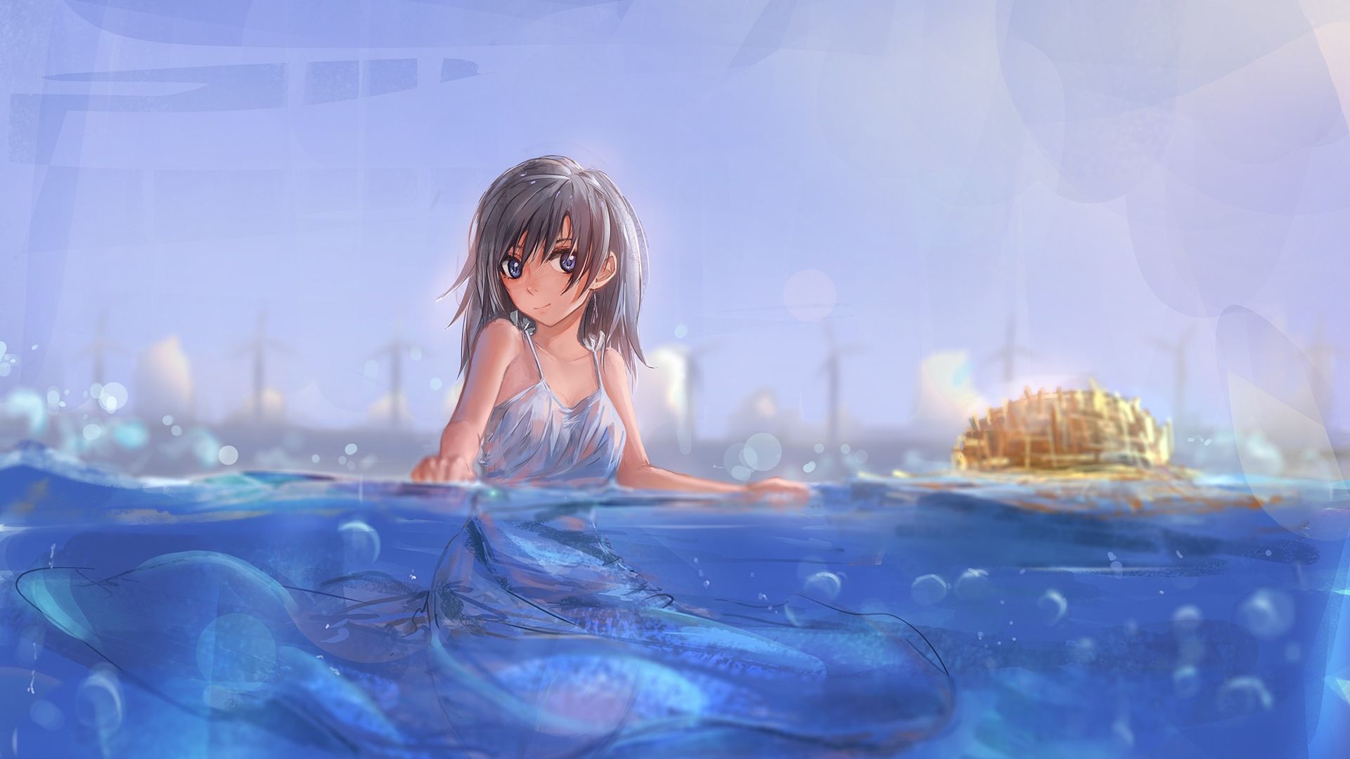 Girl And Water Wallpapers