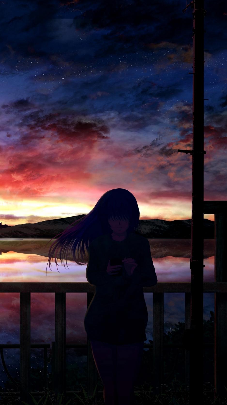 Girl Looking At Sky Wallpapers