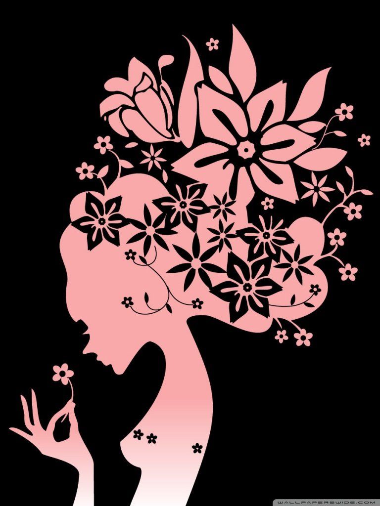 Girly Black And Pink Wallpapers