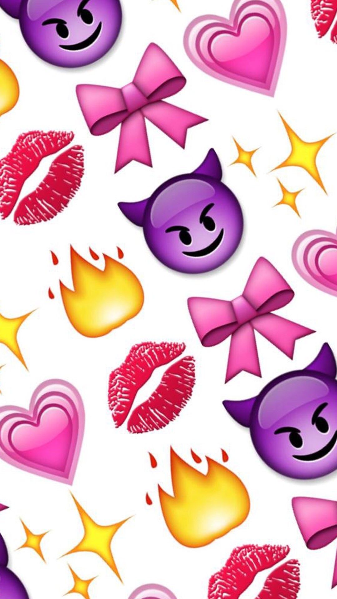 Girly Cute Emoji Wallpapers