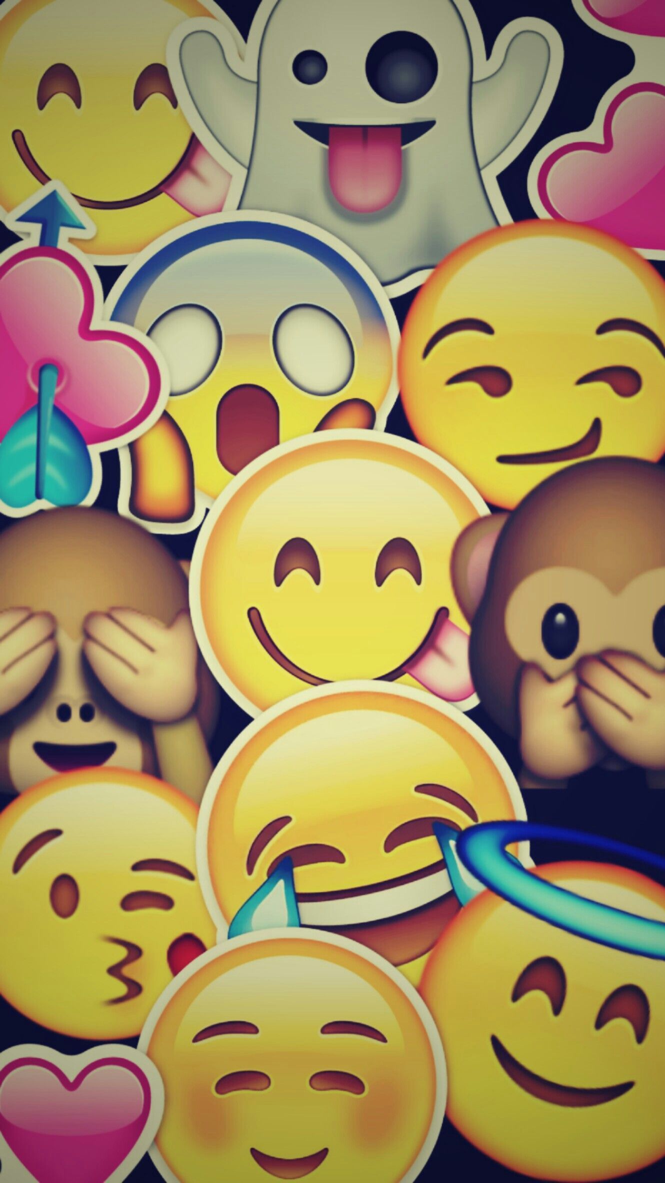 Girly Cute Emoji Wallpapers