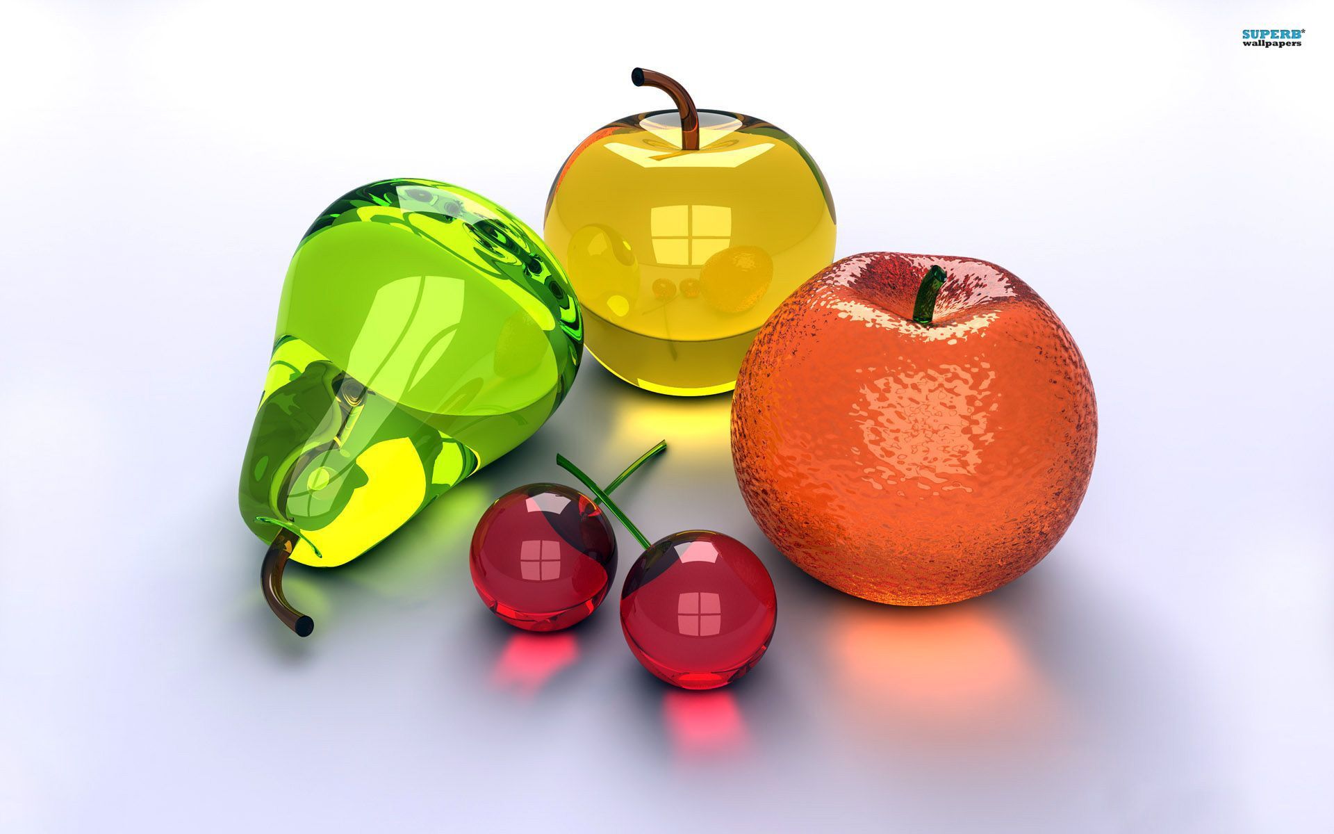 Glass Fruit Wallpapers