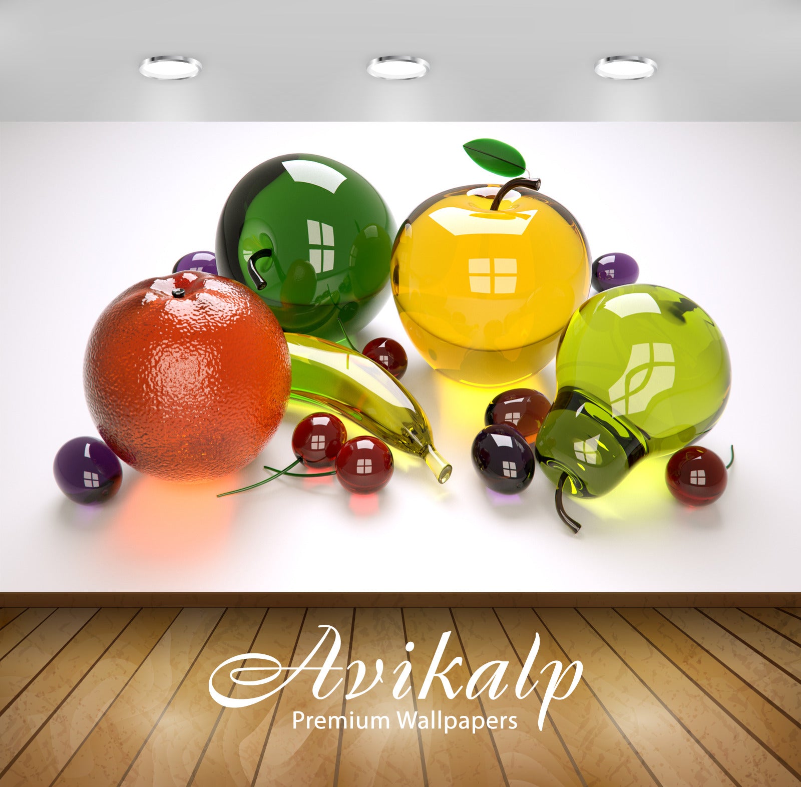 Glass Fruit Wallpapers