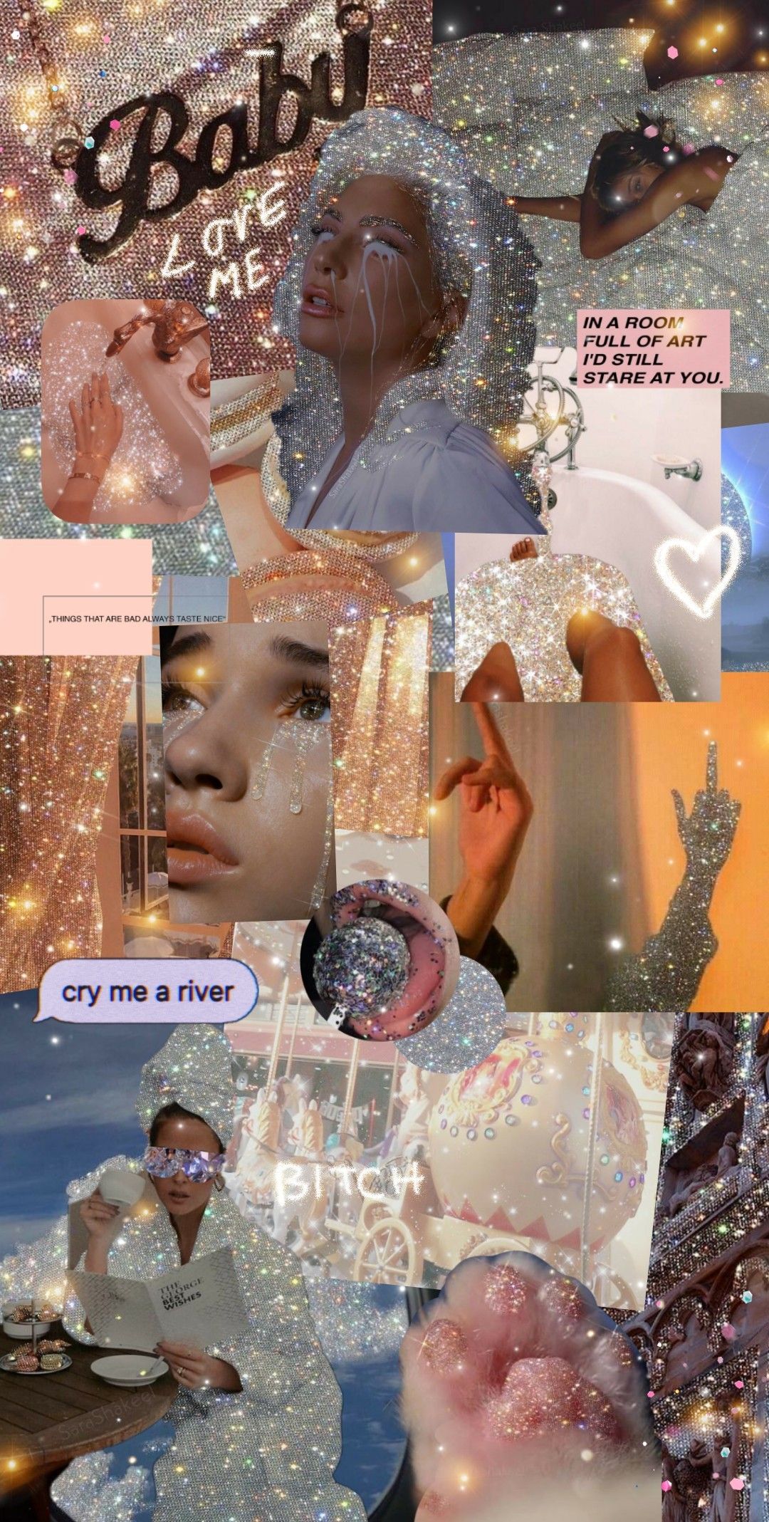 Glitter Aesthetic Collage Wallpapers