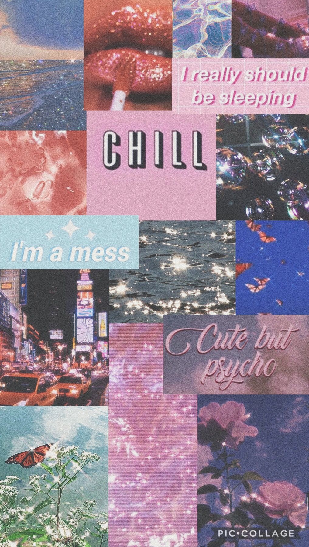 Glitter Aesthetic Collage Wallpapers