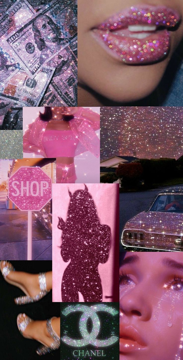 Glitter Aesthetic Collage Wallpapers