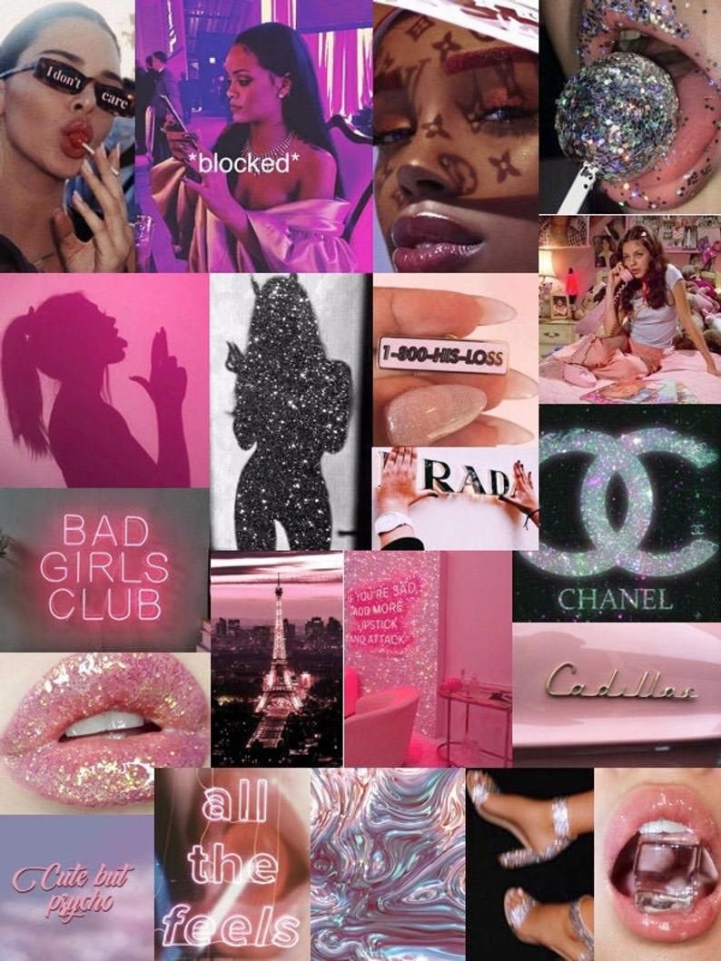 Glitter Aesthetic Collage Wallpapers