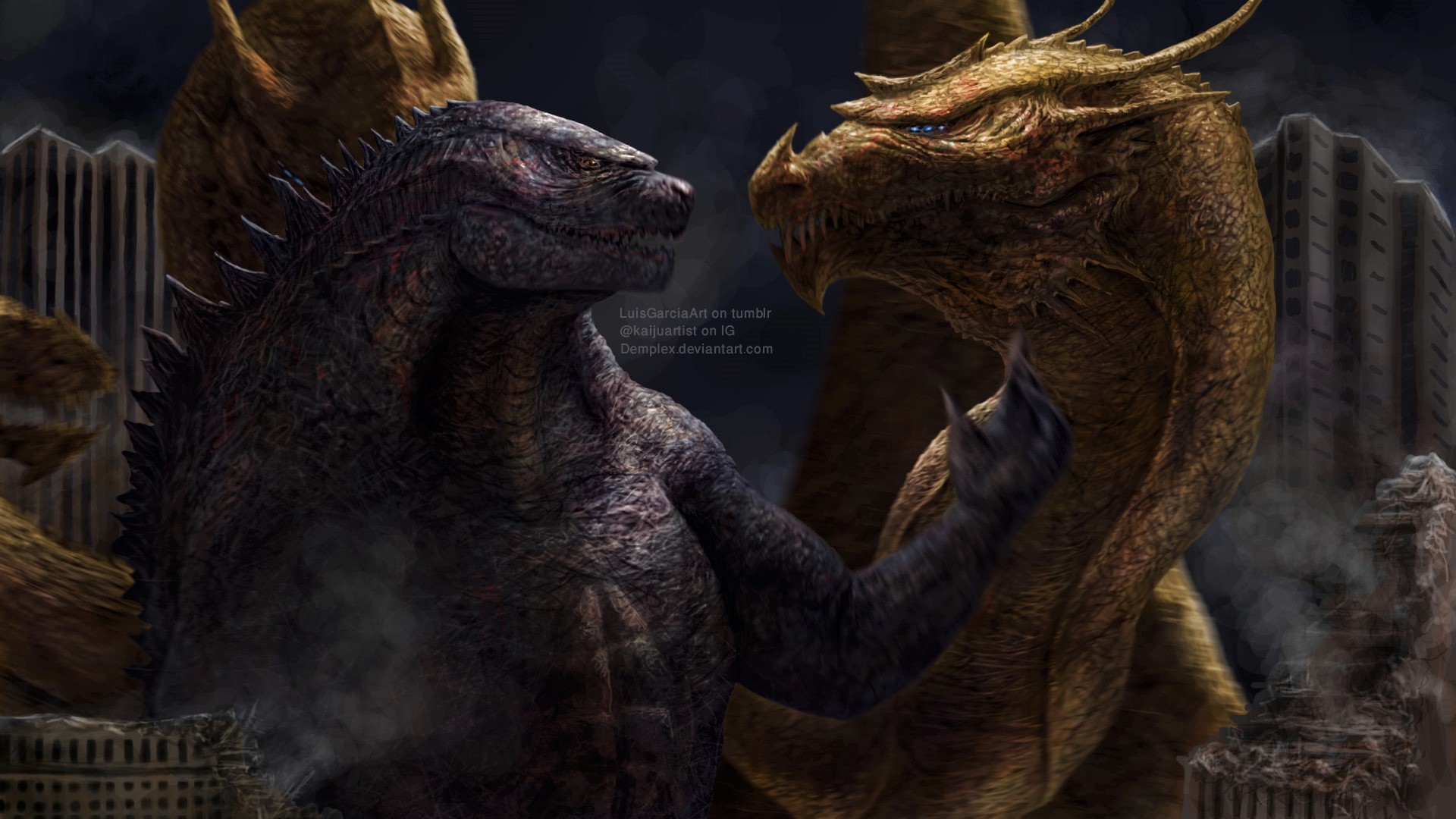 Godzilla Vs King Ghidorah Wallpapers