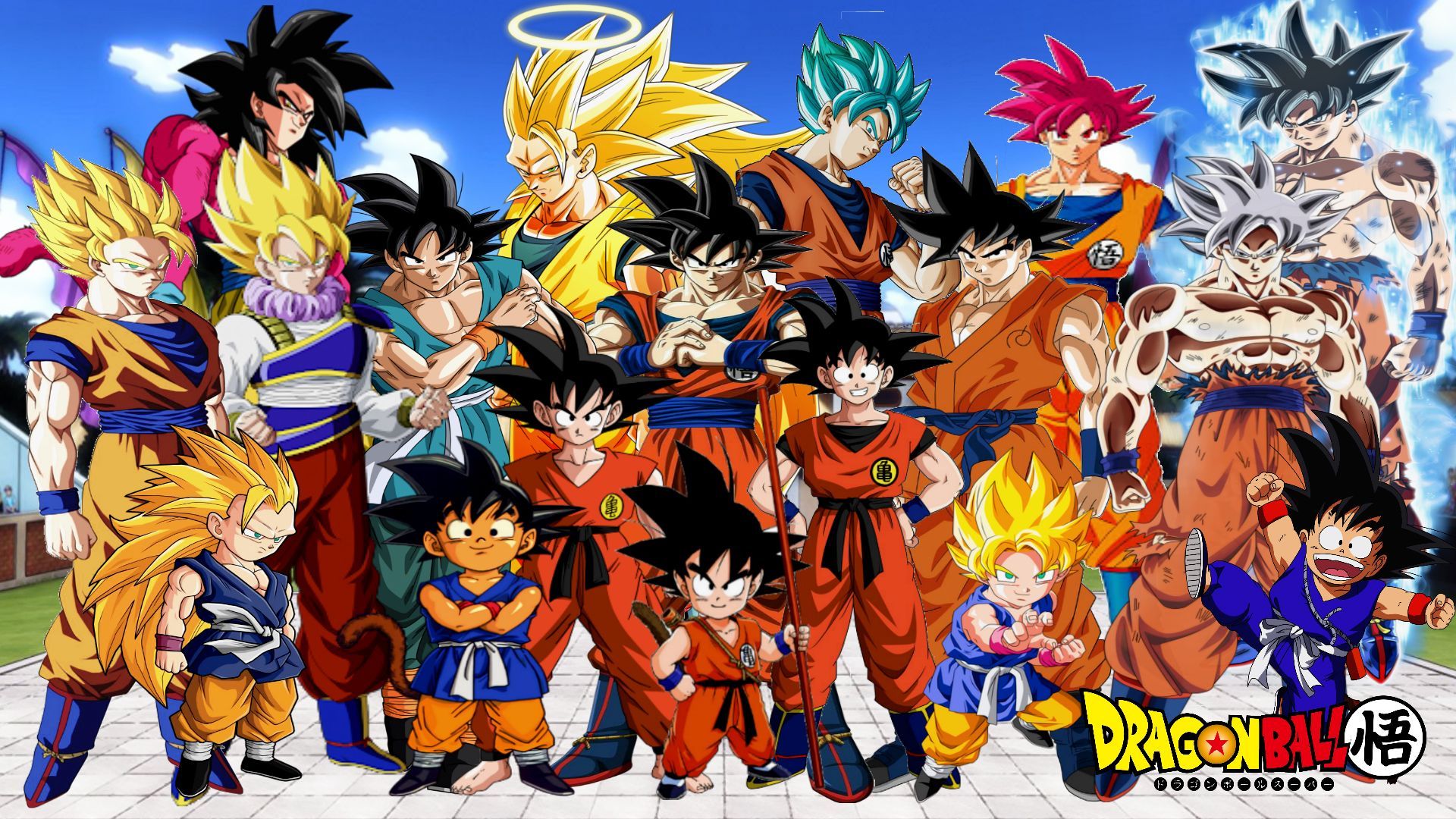 Goku All Forms Wallpapers