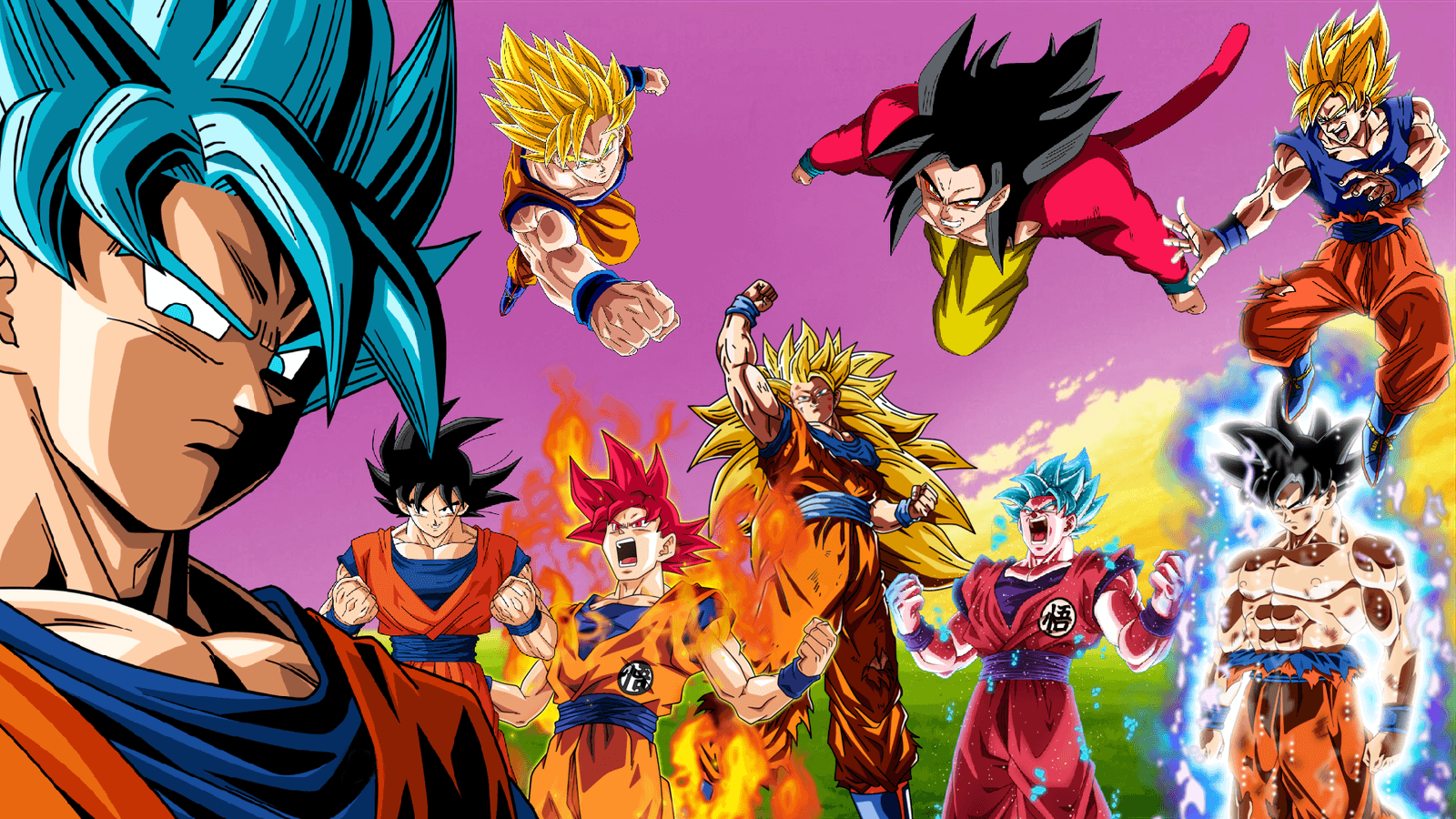 Goku All Forms Wallpapers