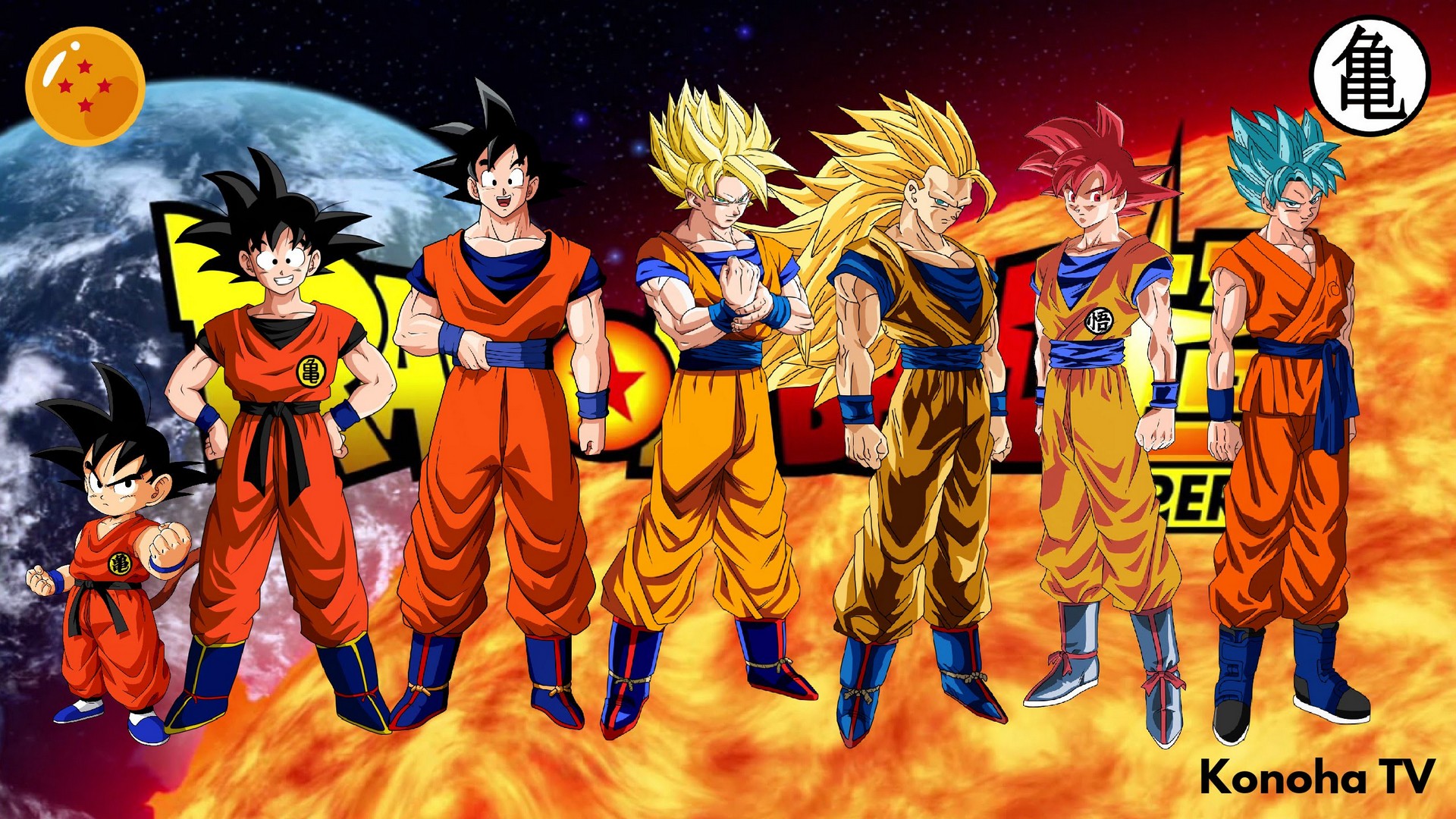 Goku All Forms Wallpapers