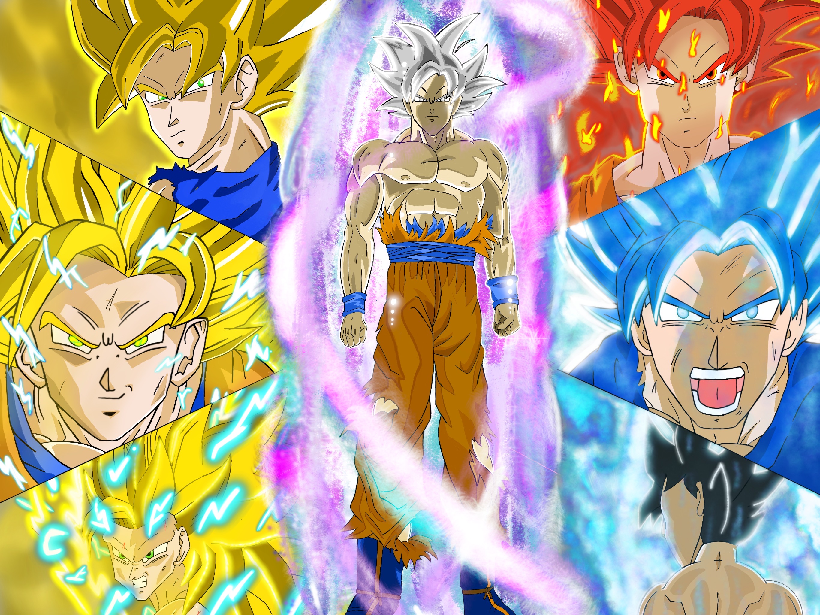 Goku All Forms Wallpapers