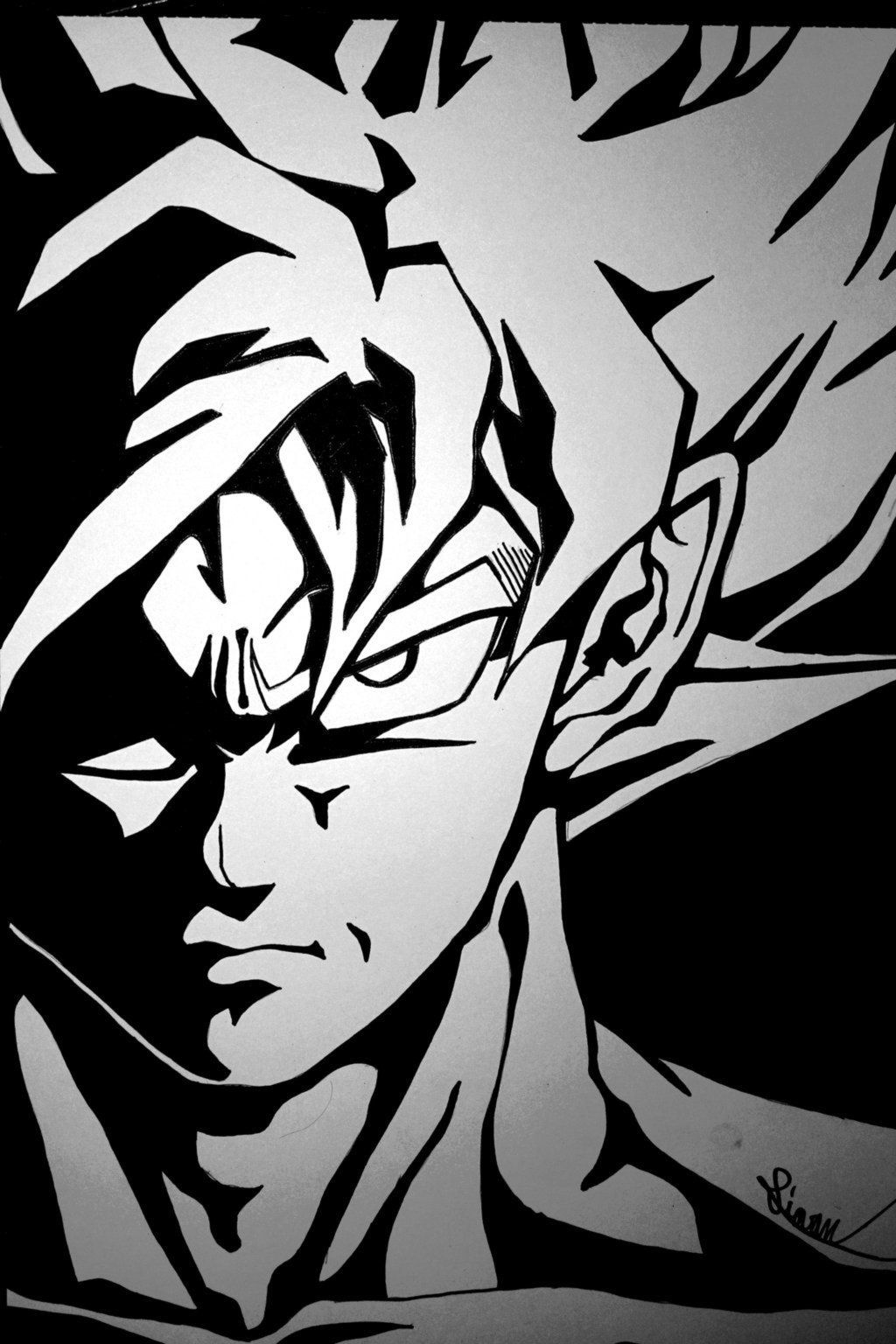 Goku Black And White Wallpapers