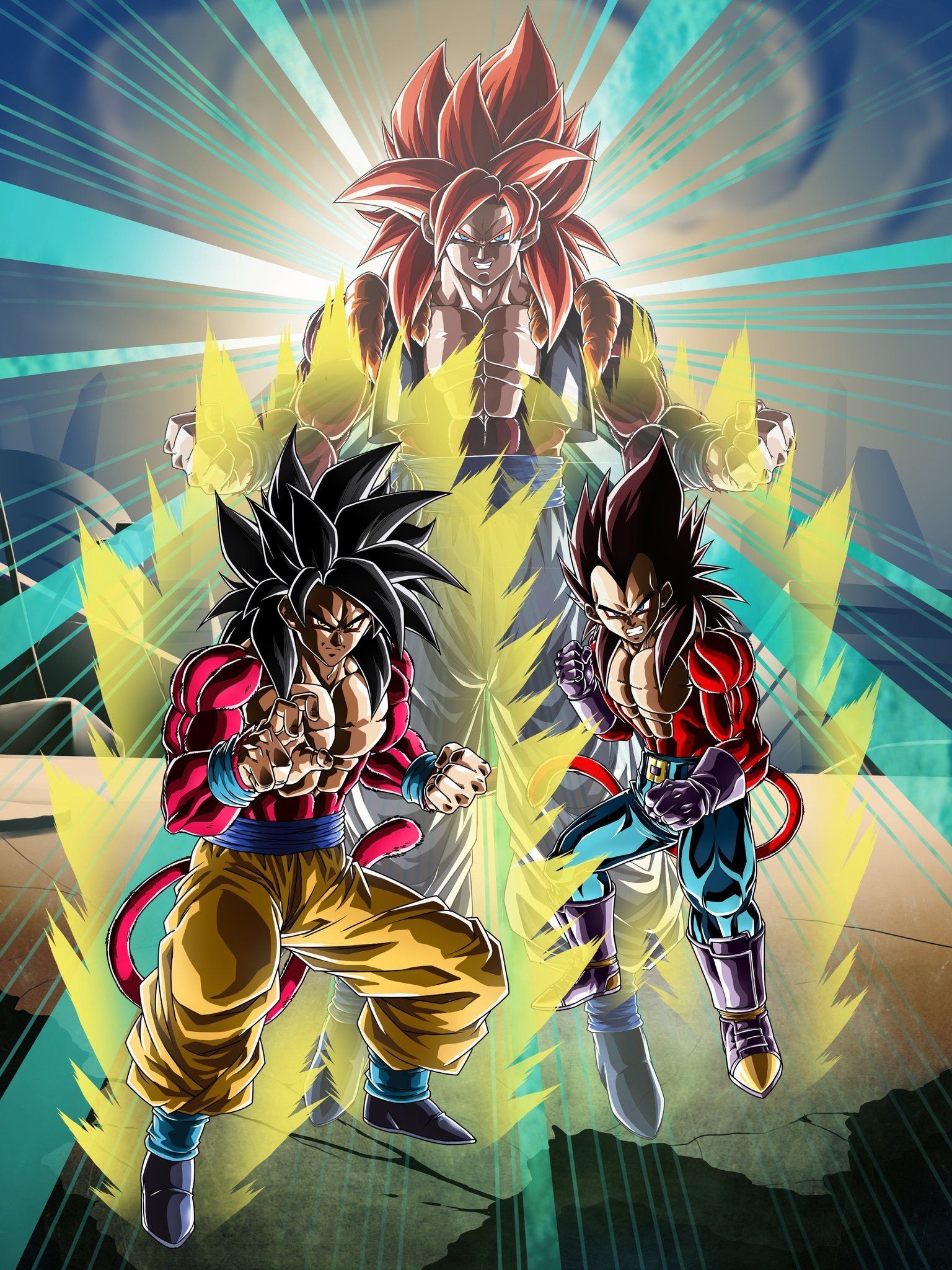 Goku Super Saiyan 4 Wallpapers